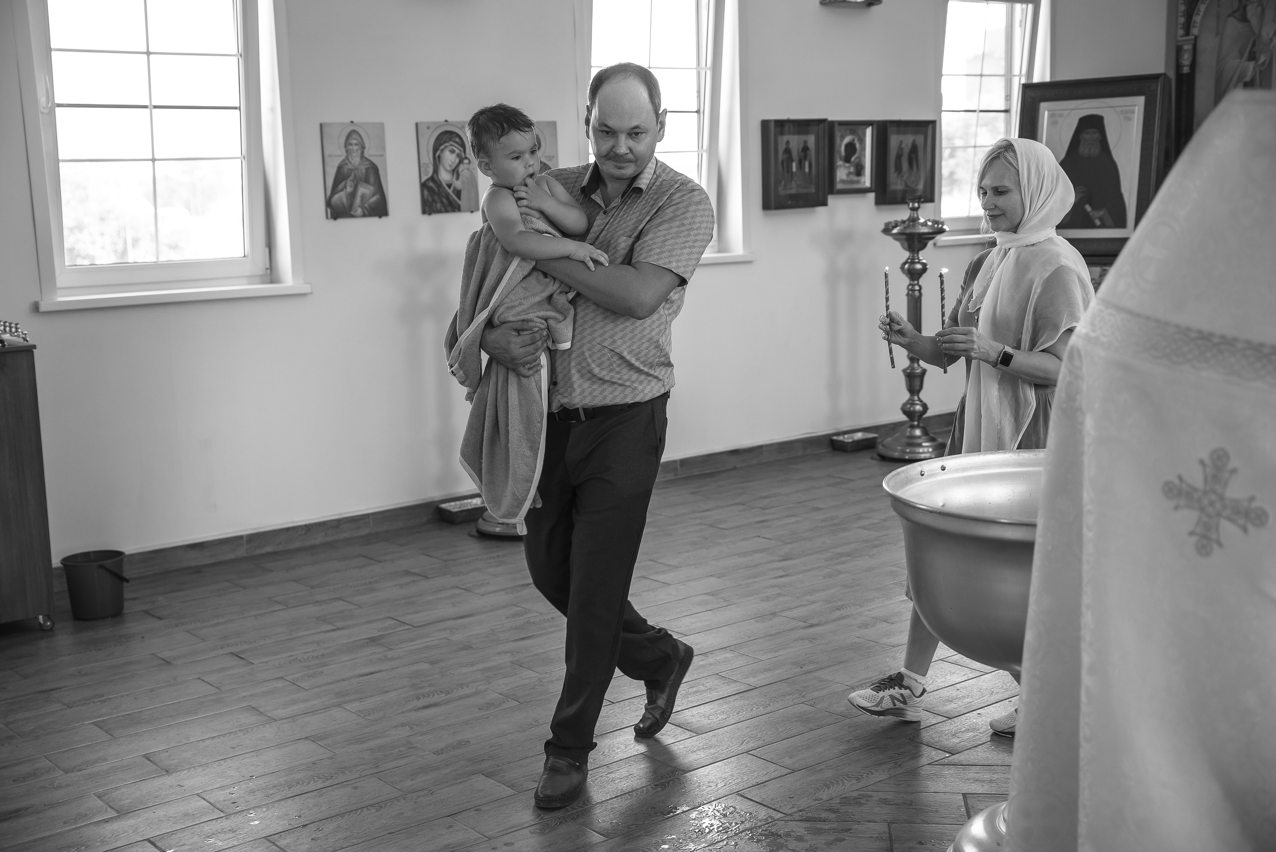 Крещение Вовы. Фотограф Таинства Крещения в Саратове Ильченко Артем