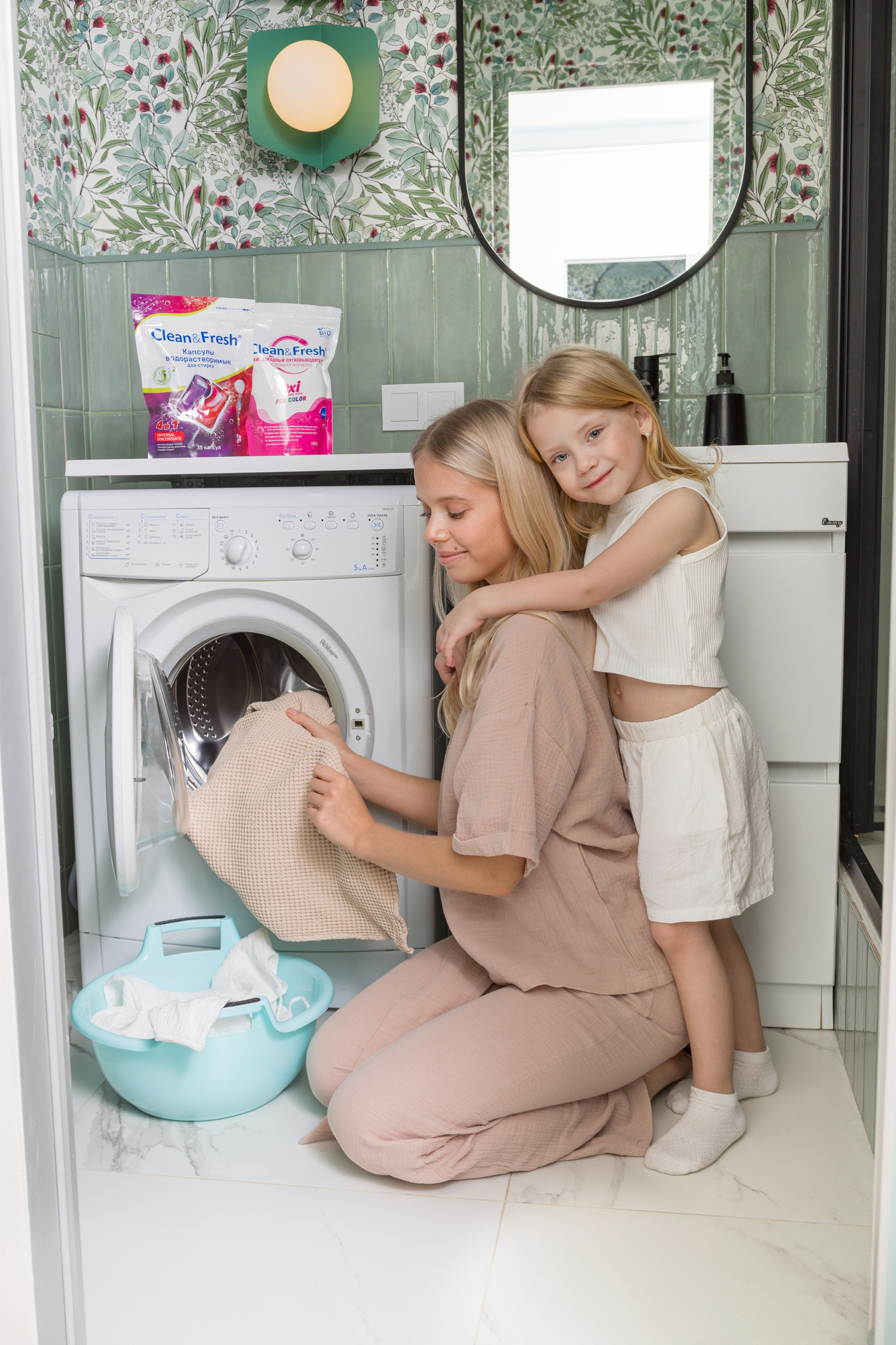 Фото для компании по производству бытовой химии. Детский и контент фотограф Надя Волкова Санкт-Петербург