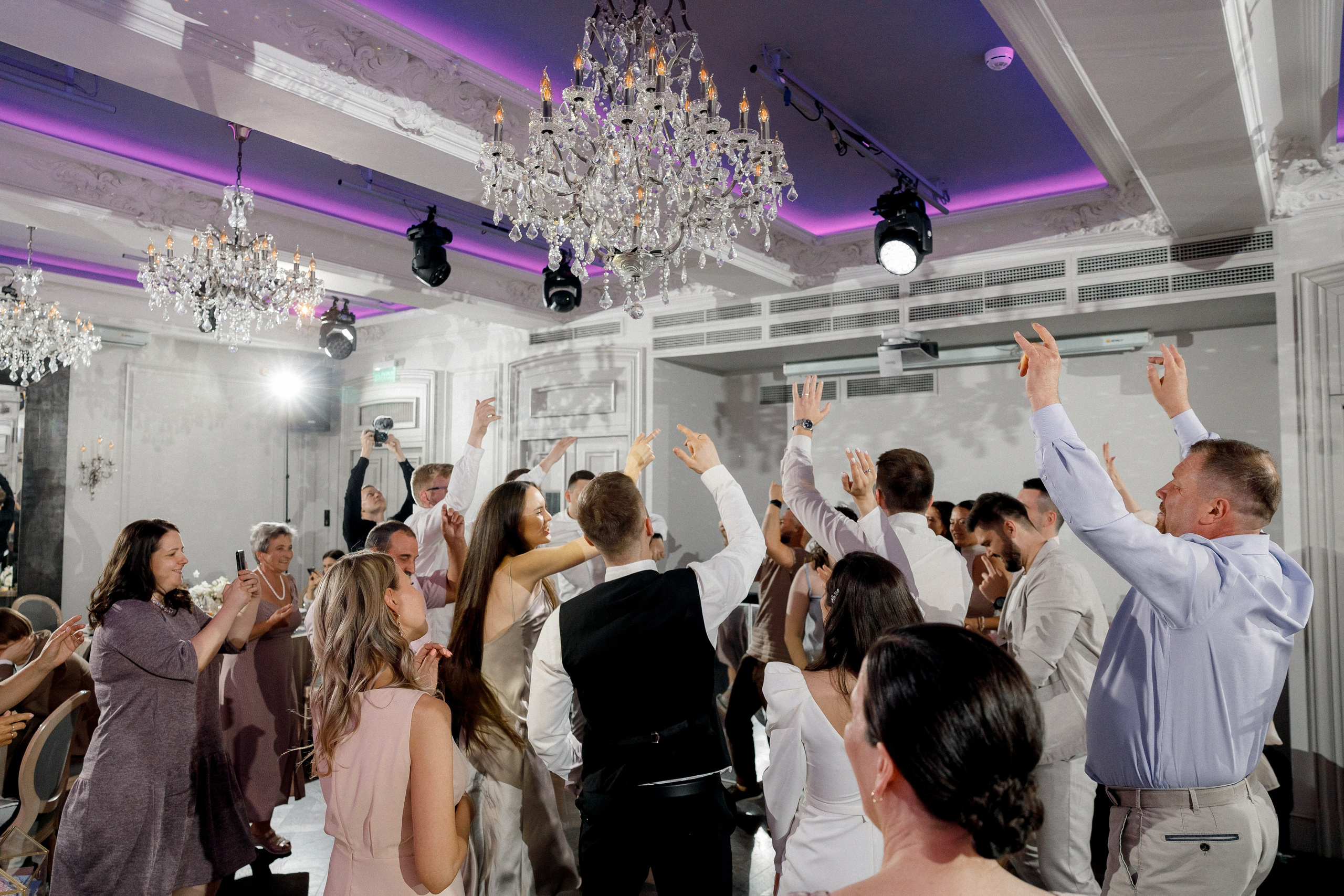 Свадебный ужин в Ресторане Michel на Красной Пресне. Свадебный фотограф в Москве и Санкт-Петербурге Денис Ходюков