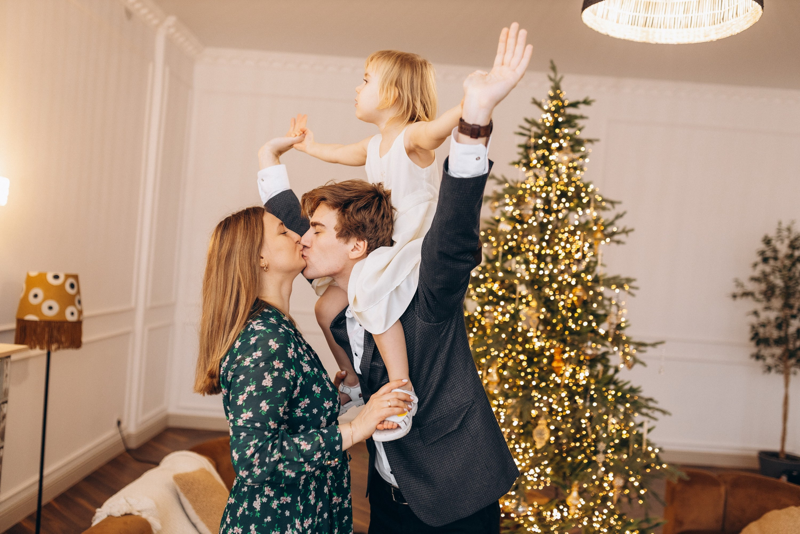 Семейная новогодняя фотосессия. Семейный фотограф в Самаре Елена Ефимова