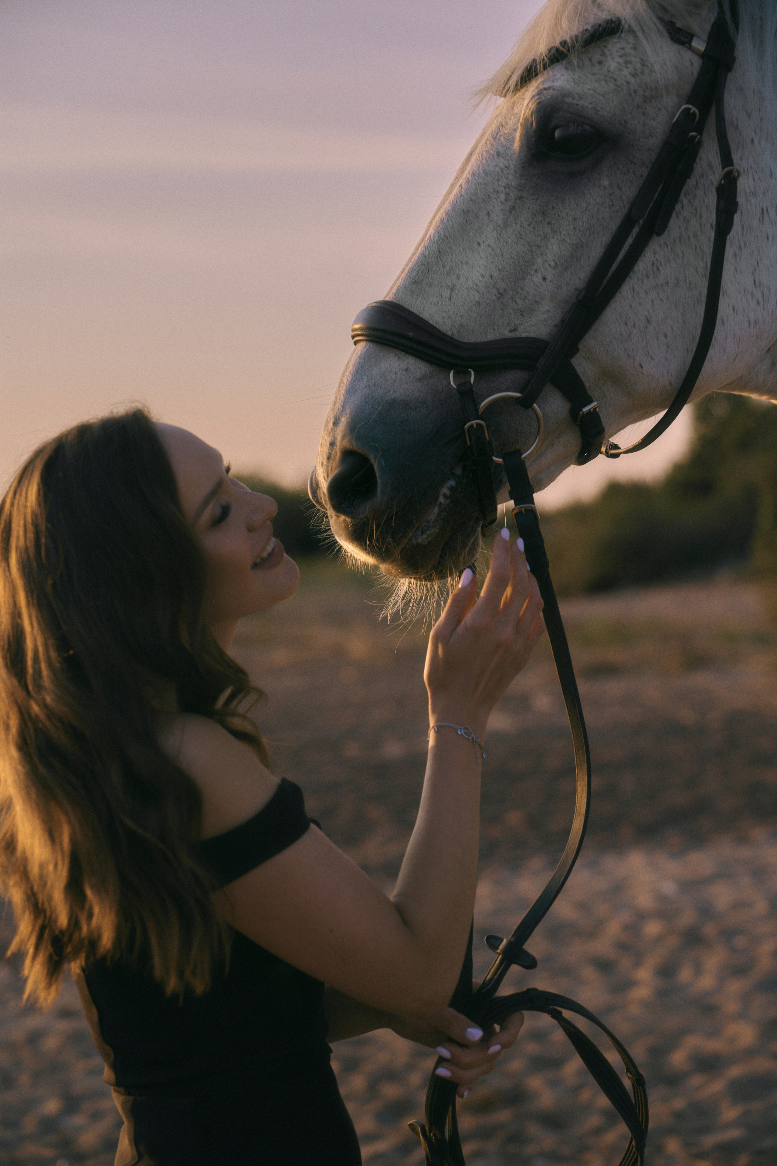 Фотосессия с лошадью для Лизы. Фотограф в Санкт-Петербурге Юлия Магдич