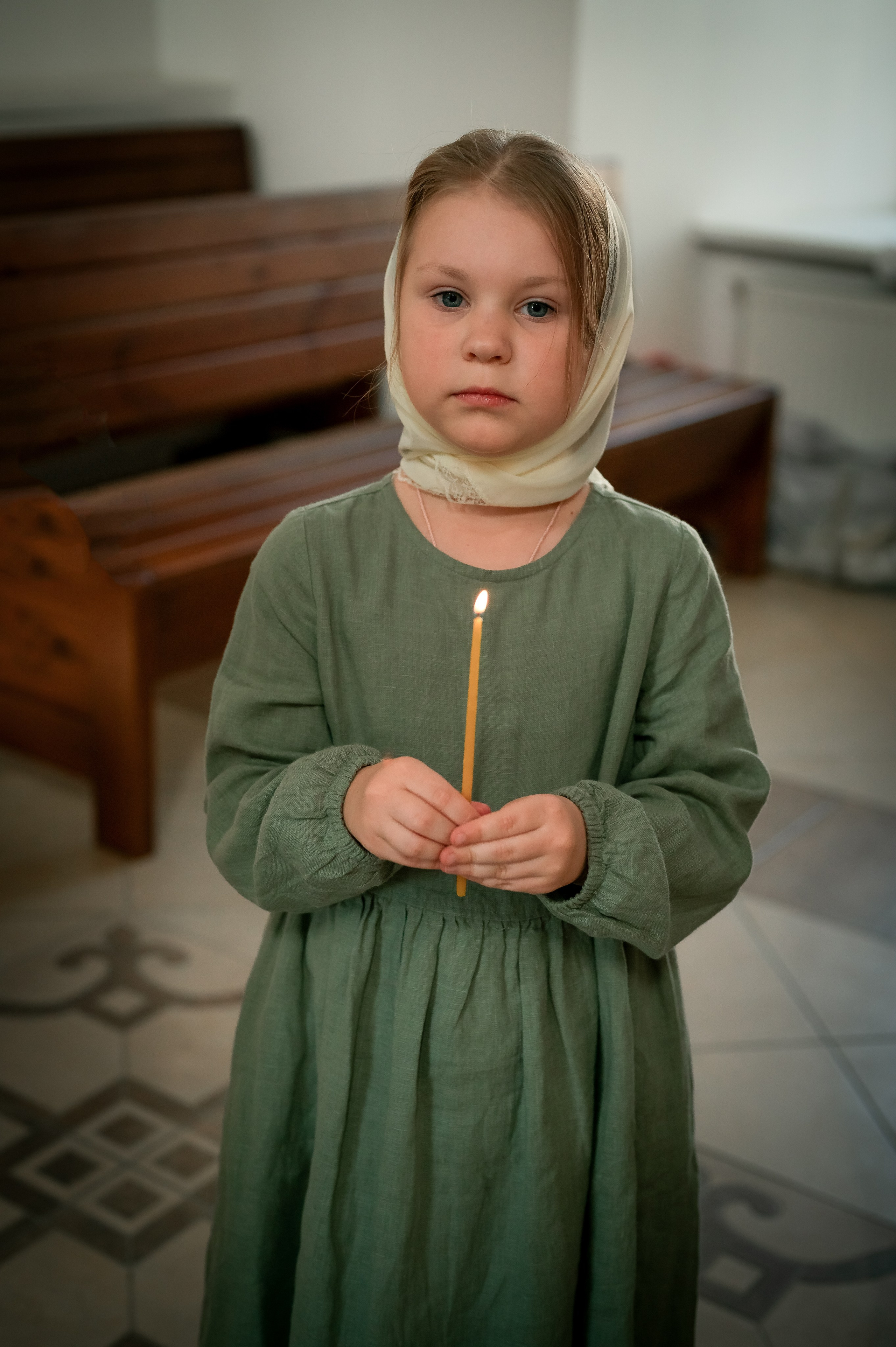 Таинство крещения. Фотограф новорождённых, семейный, школьный в городе Калуге Евгения