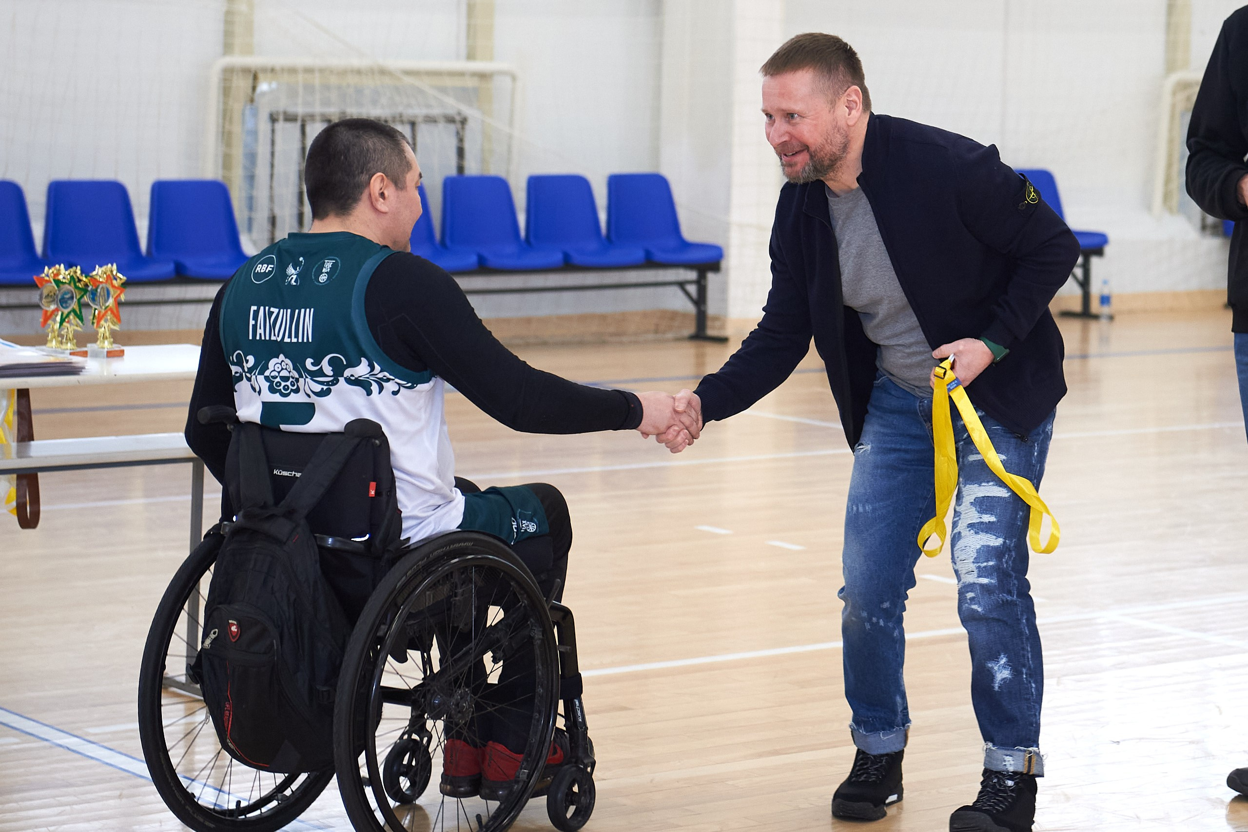 X традиционный Рождественский турнир по баскетболу на колясках. Ижевск. Спортивный репортажный фотограф в Ижевске Сергей Мерзляков