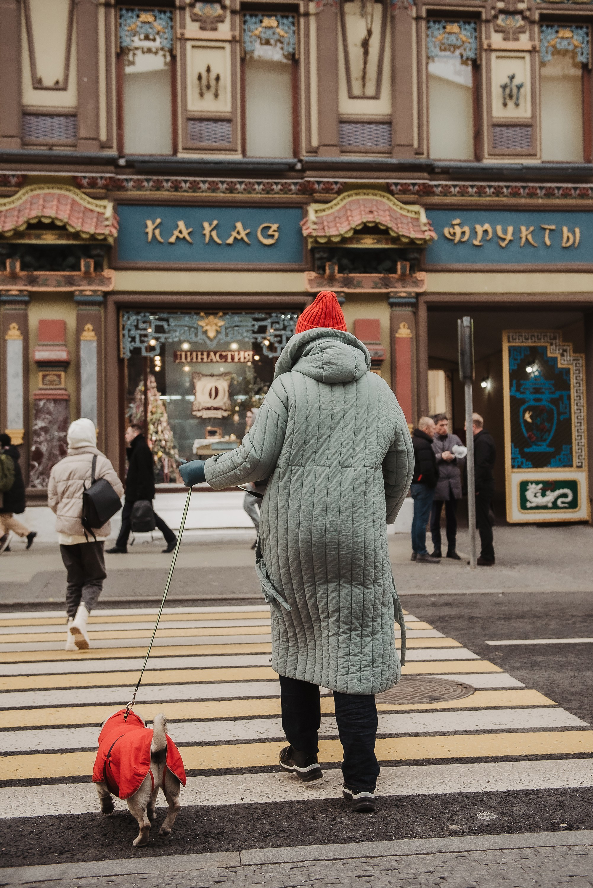 Ольга и Потапум. Прогулка к чайному дому. Семейный Фотограф в Москве Ирина Хохлова