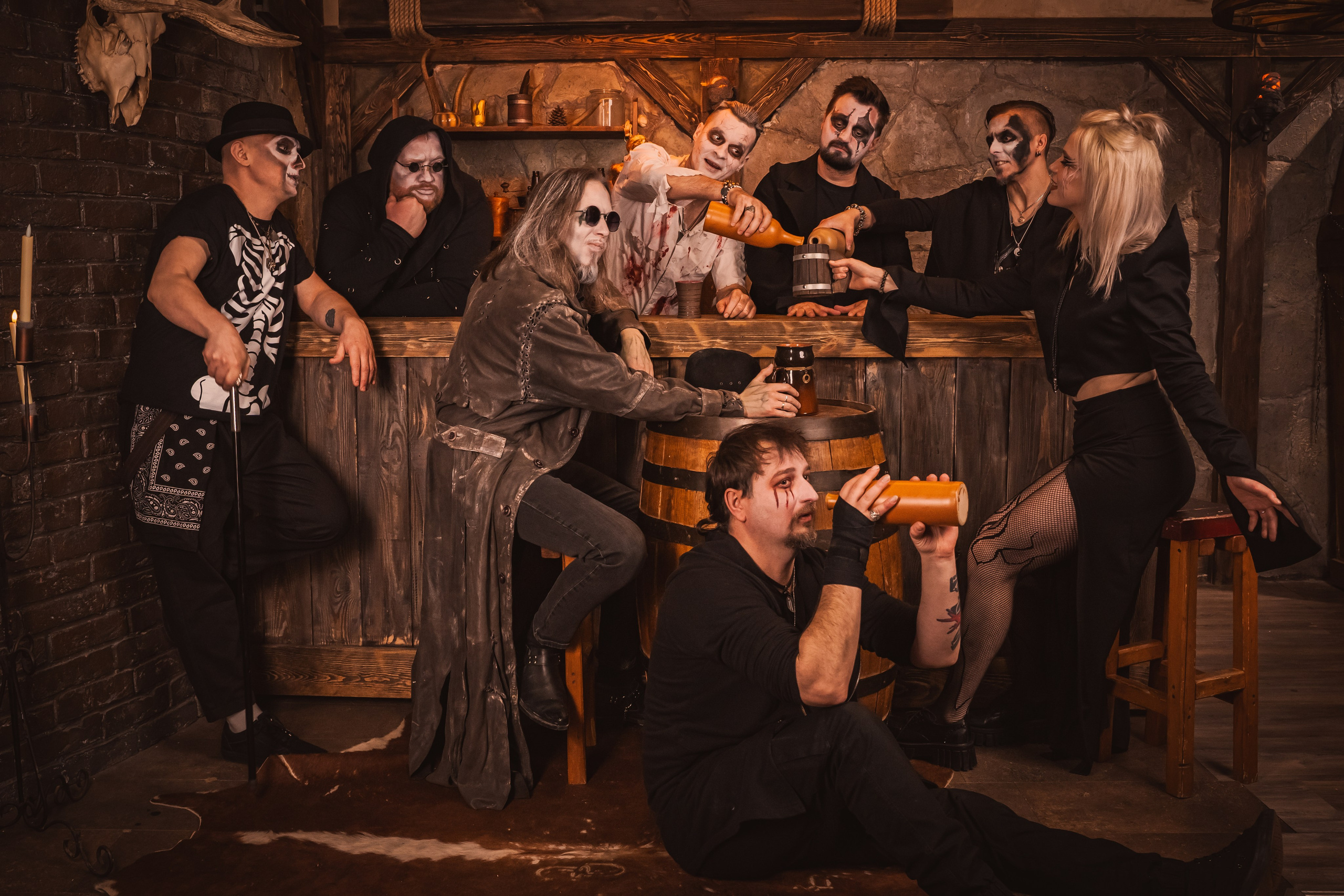 Группа NAGART в таверне. Репортажный фотограф Анастасия Рубцова