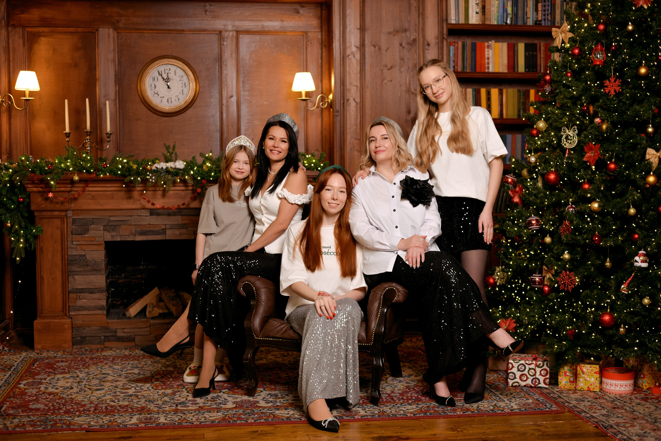 Новогодние съёмки в студиях. Семейный и свадебный фотограф Галина Абакумова, фотосессии в Белгороде