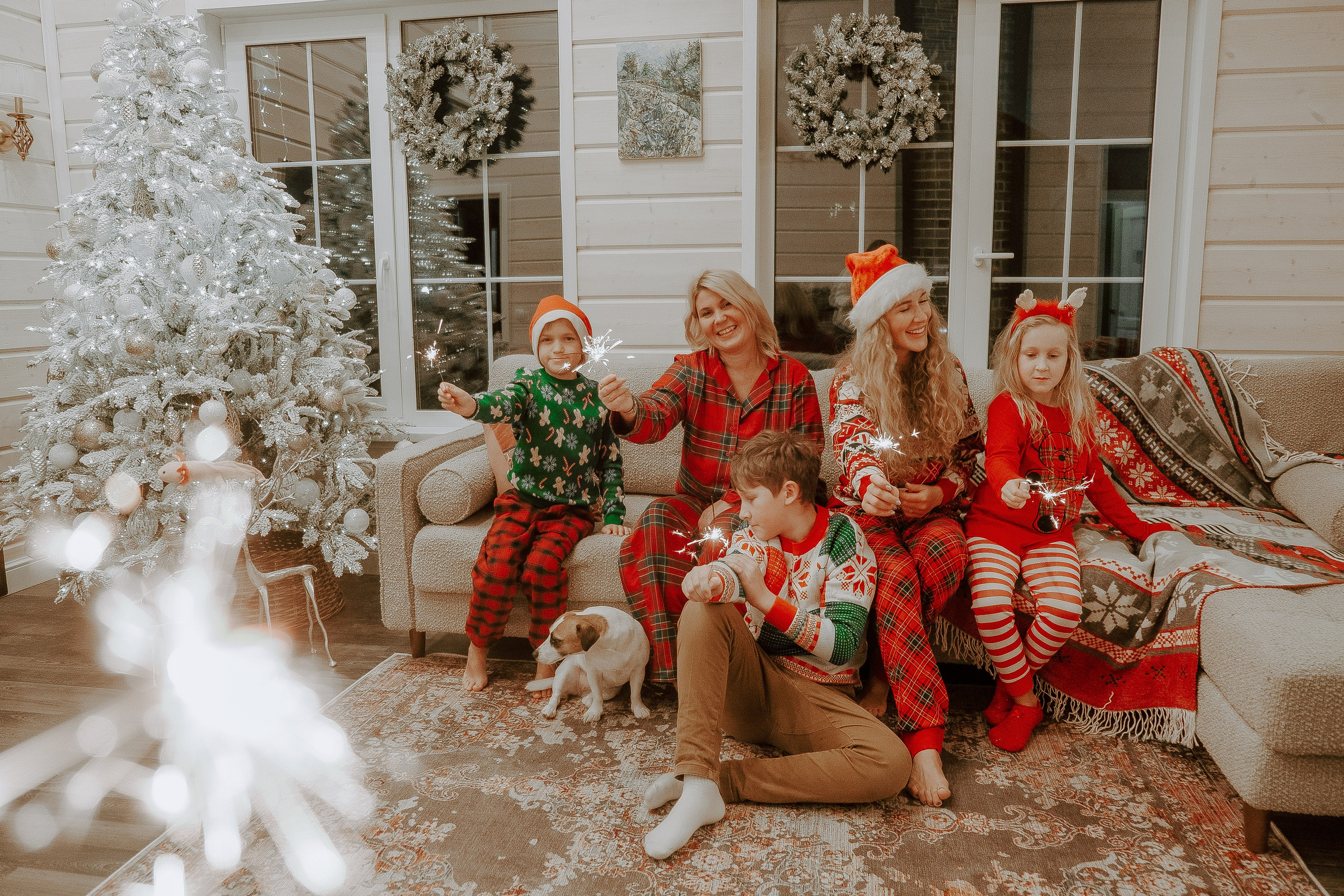 Семья в новый год. Фотограф Мария Хлебникова Санкт-Петербург Москва