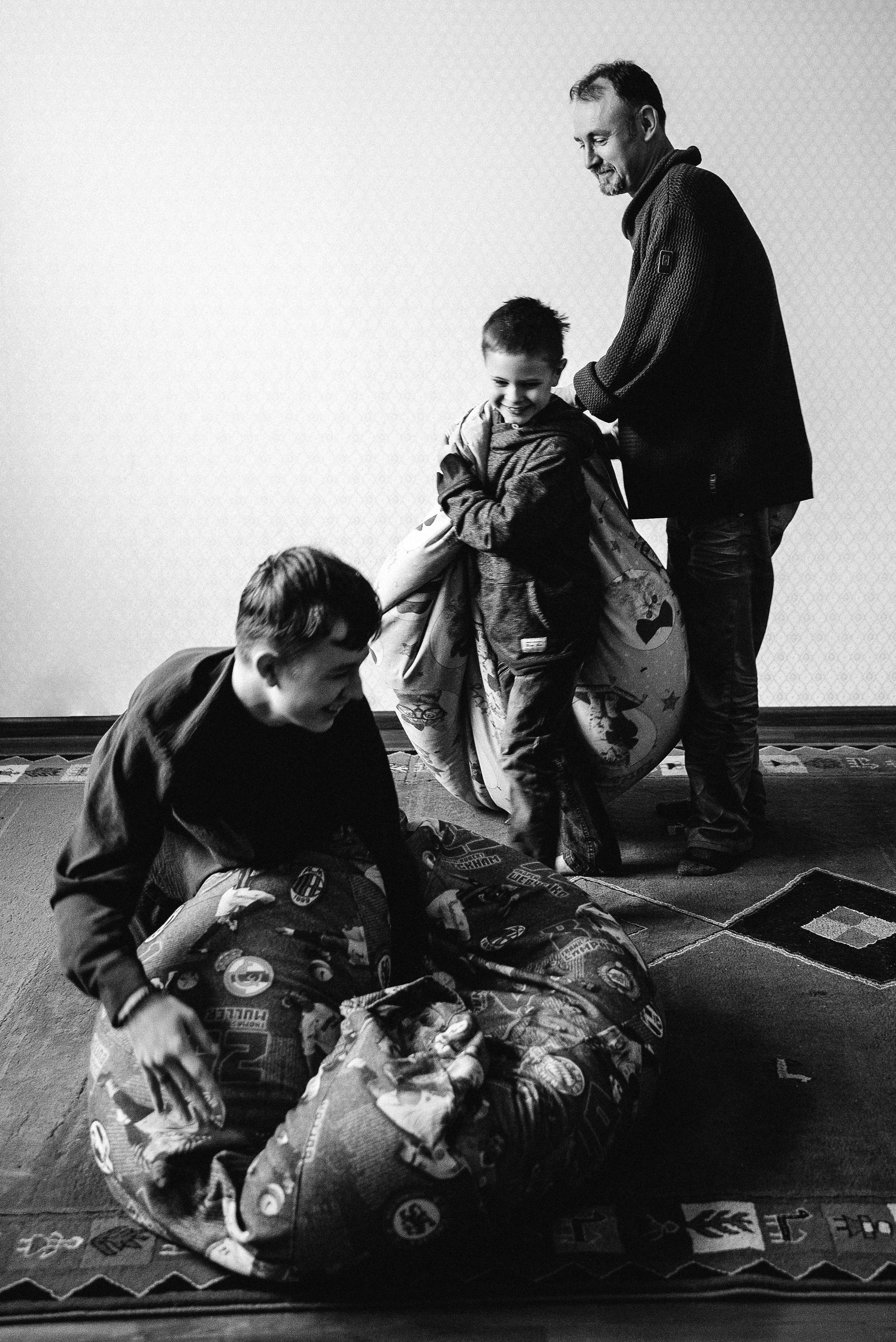 Саша, Тим и Митя. Фотограф Алла Быкова