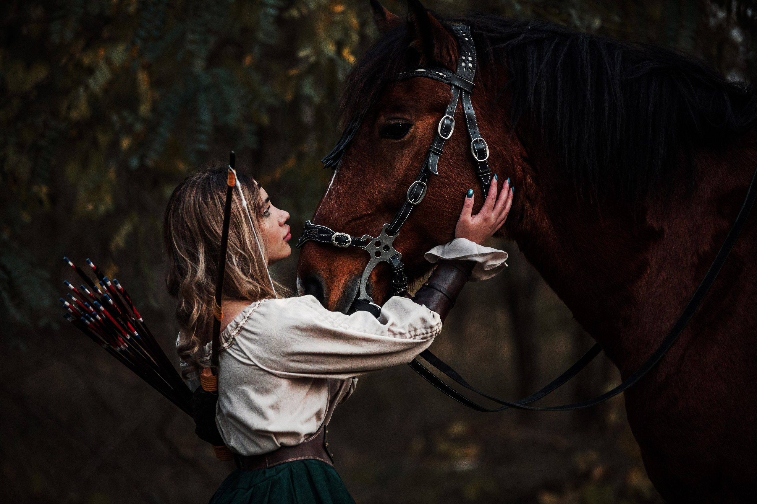 Лучница. Конный и театральный фотограф Анапа