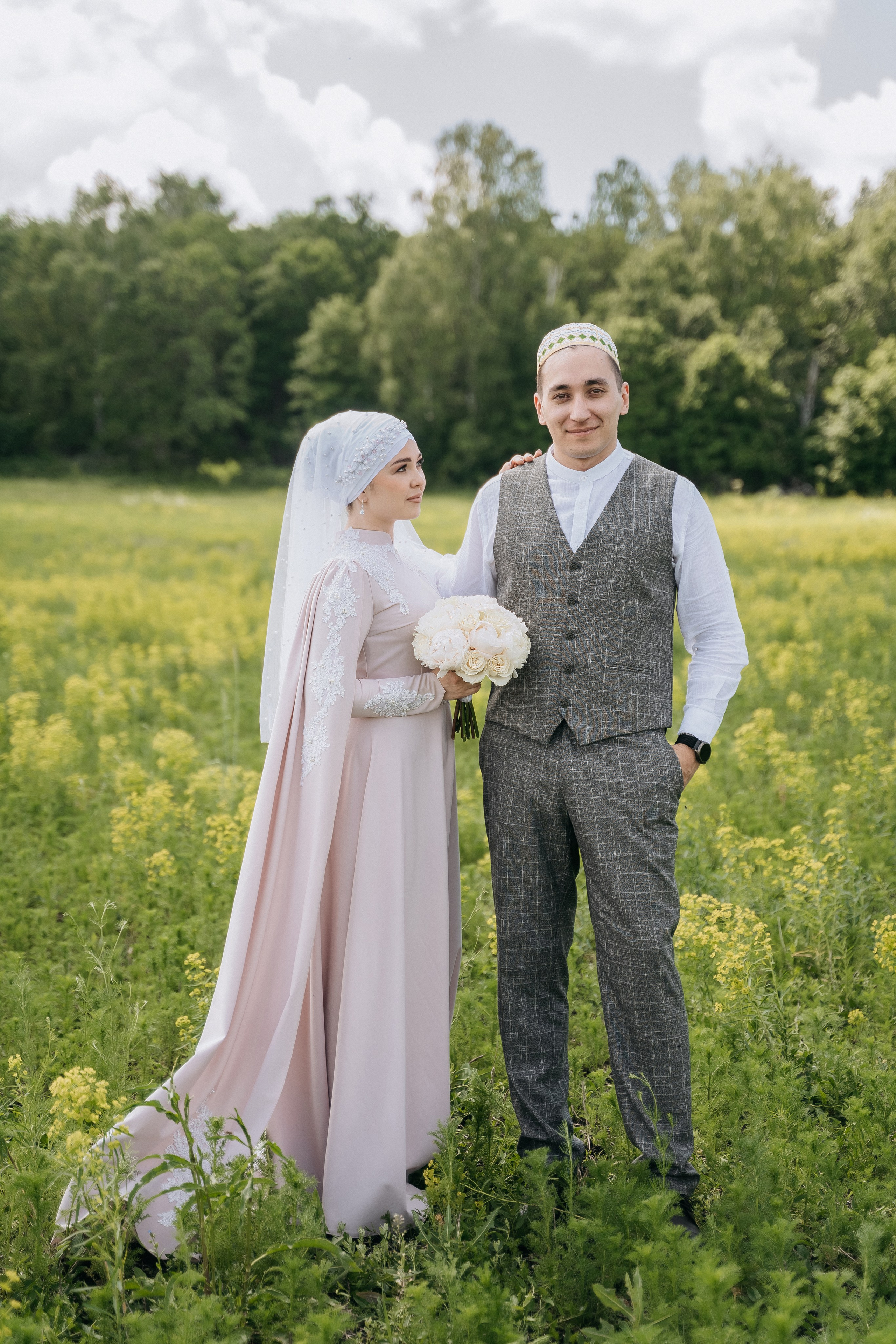 Асхат и Аделия. Свадебный семейный фотограф Ксения Божко Уфа Раевка никах в Нарыстау