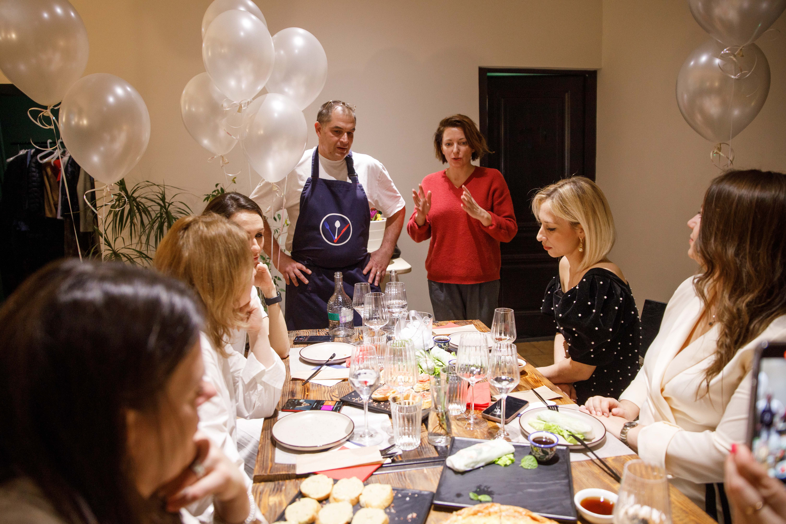 ДР Юли. Ресторан Manu. Фотограф Андрей Баксов