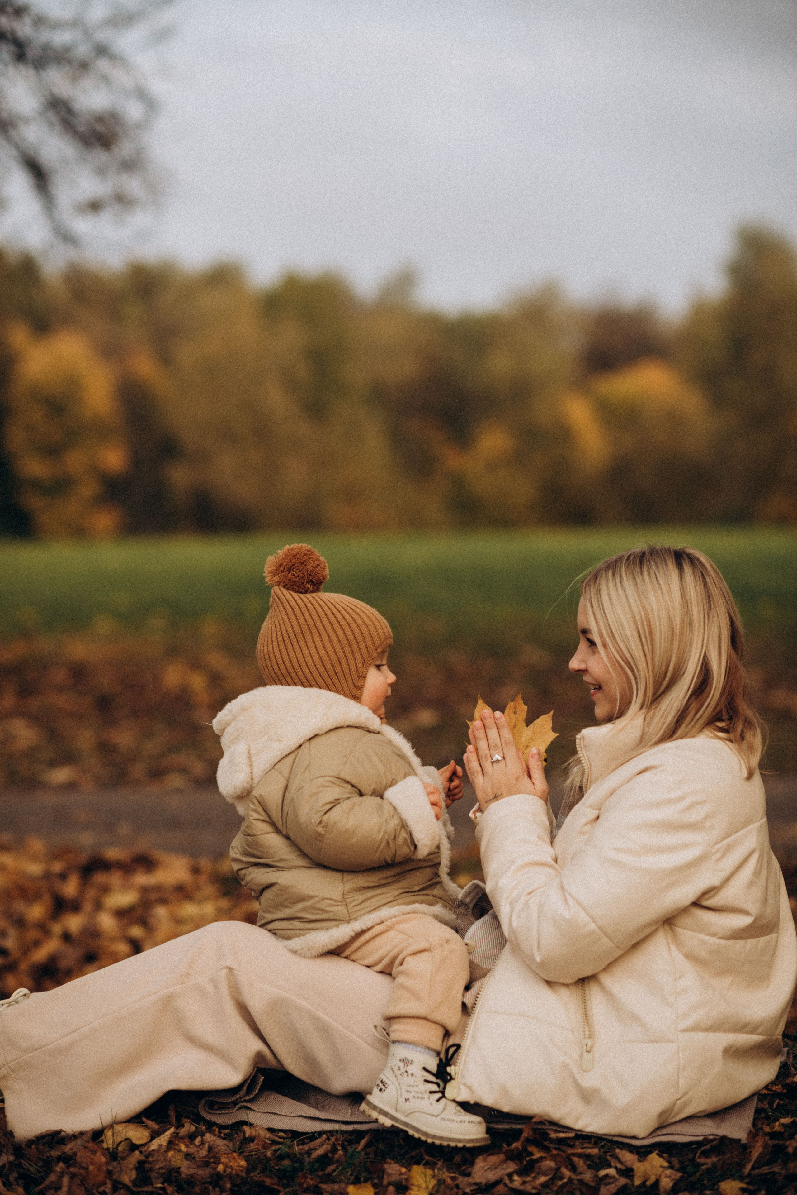 Осенняя фотосессия в парке. Семейный фотограф в Домодедово и Москве Елена Пичугина