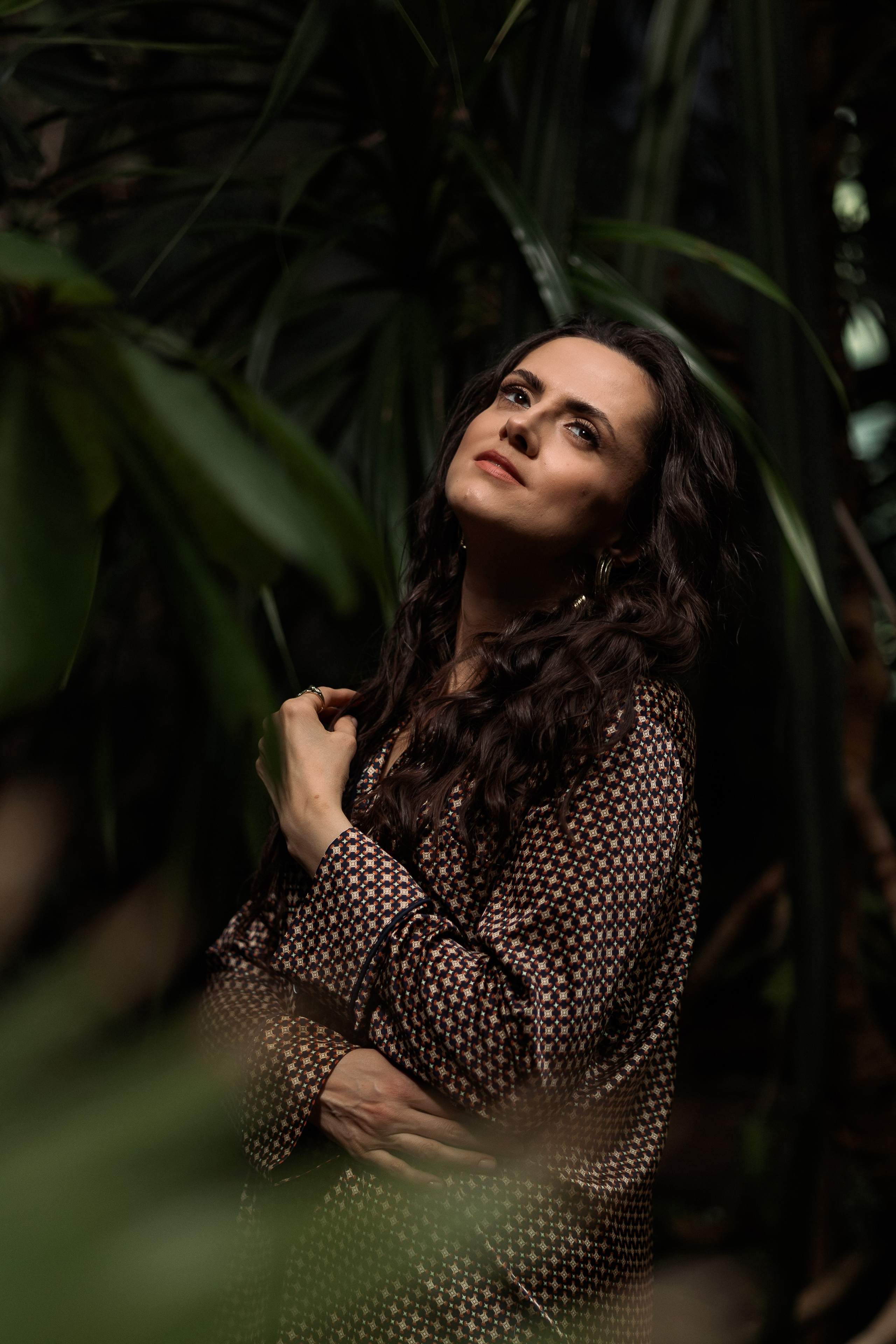 В оранжерее Ботанического сада. Семейный, женский фотограф Москве Лиза Лутцева