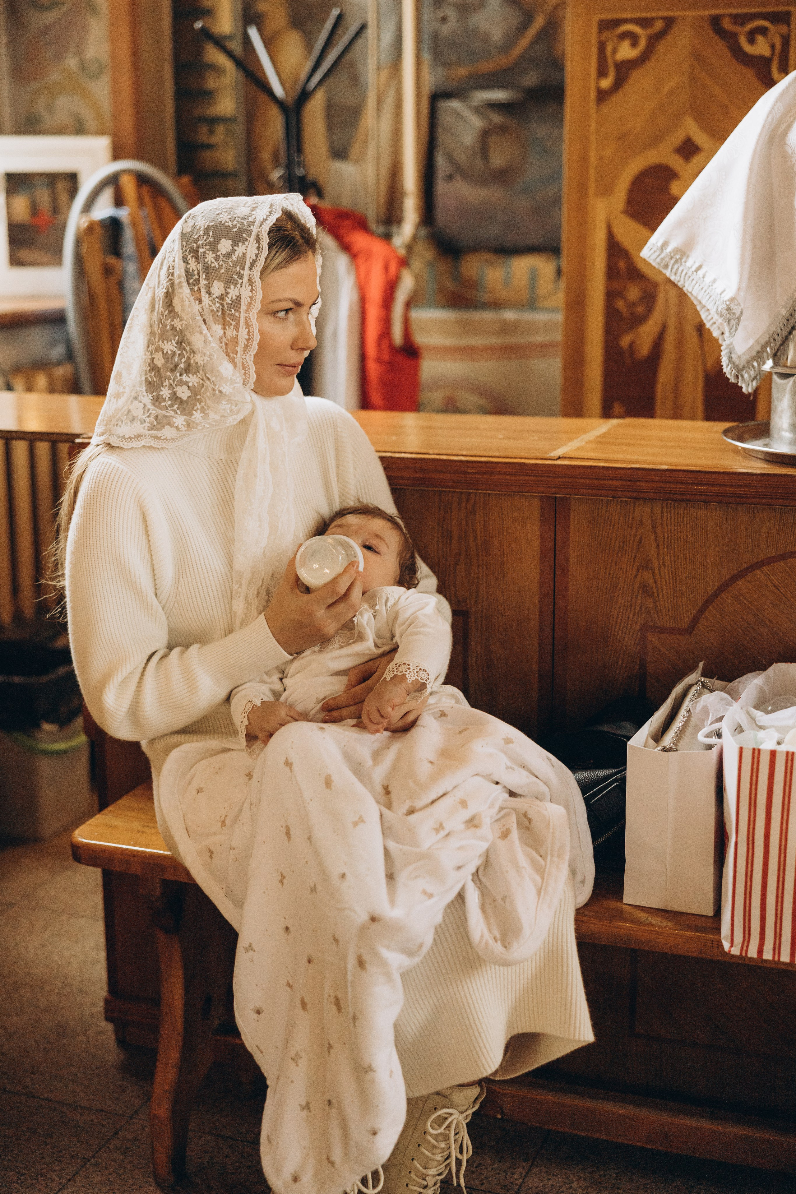 Крещение Дианы. Семейный фотограф в Москве Виктория Ястребинская