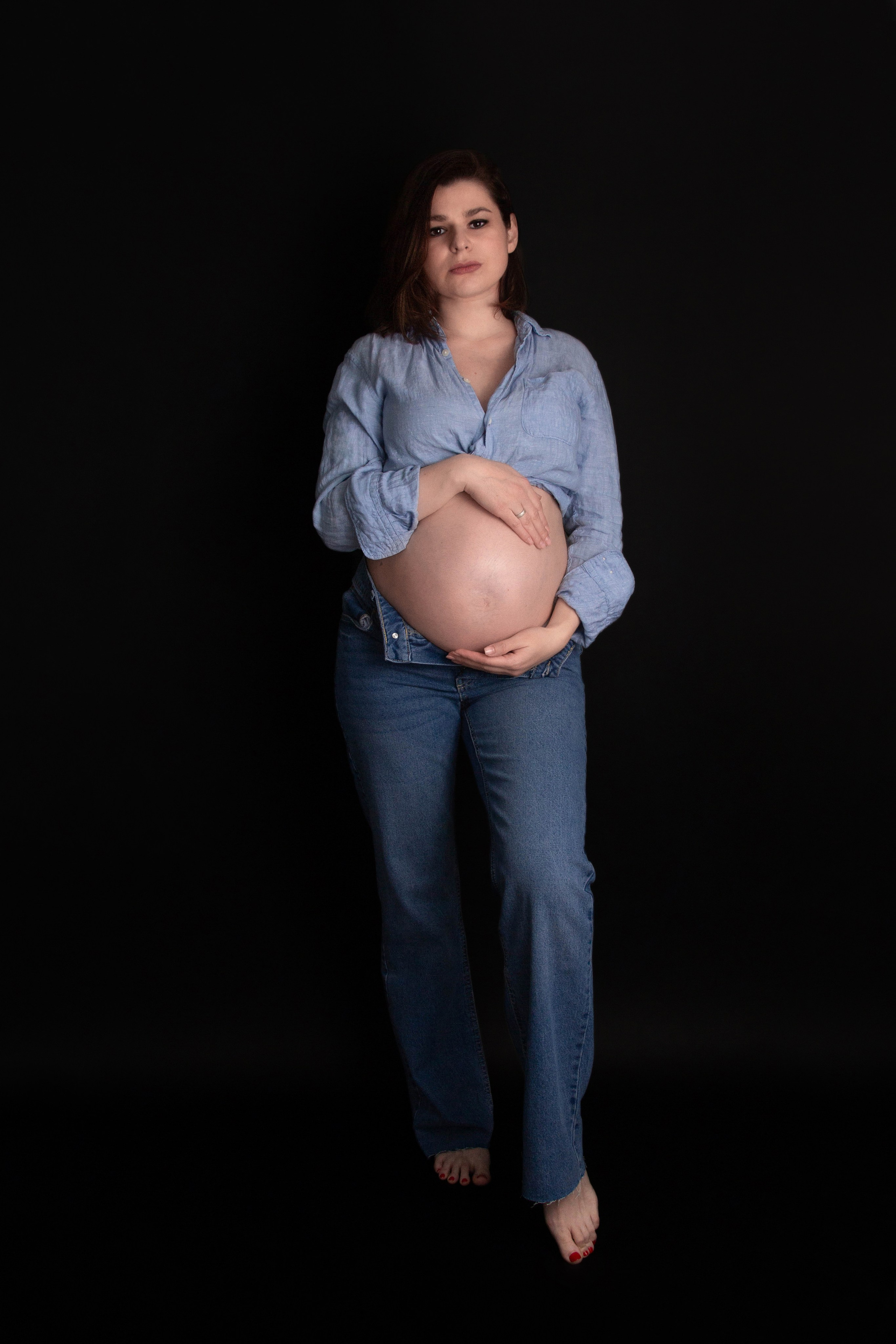Беременность (домашняя фотосессия). Детский и семейный фотограф в Москве и МО