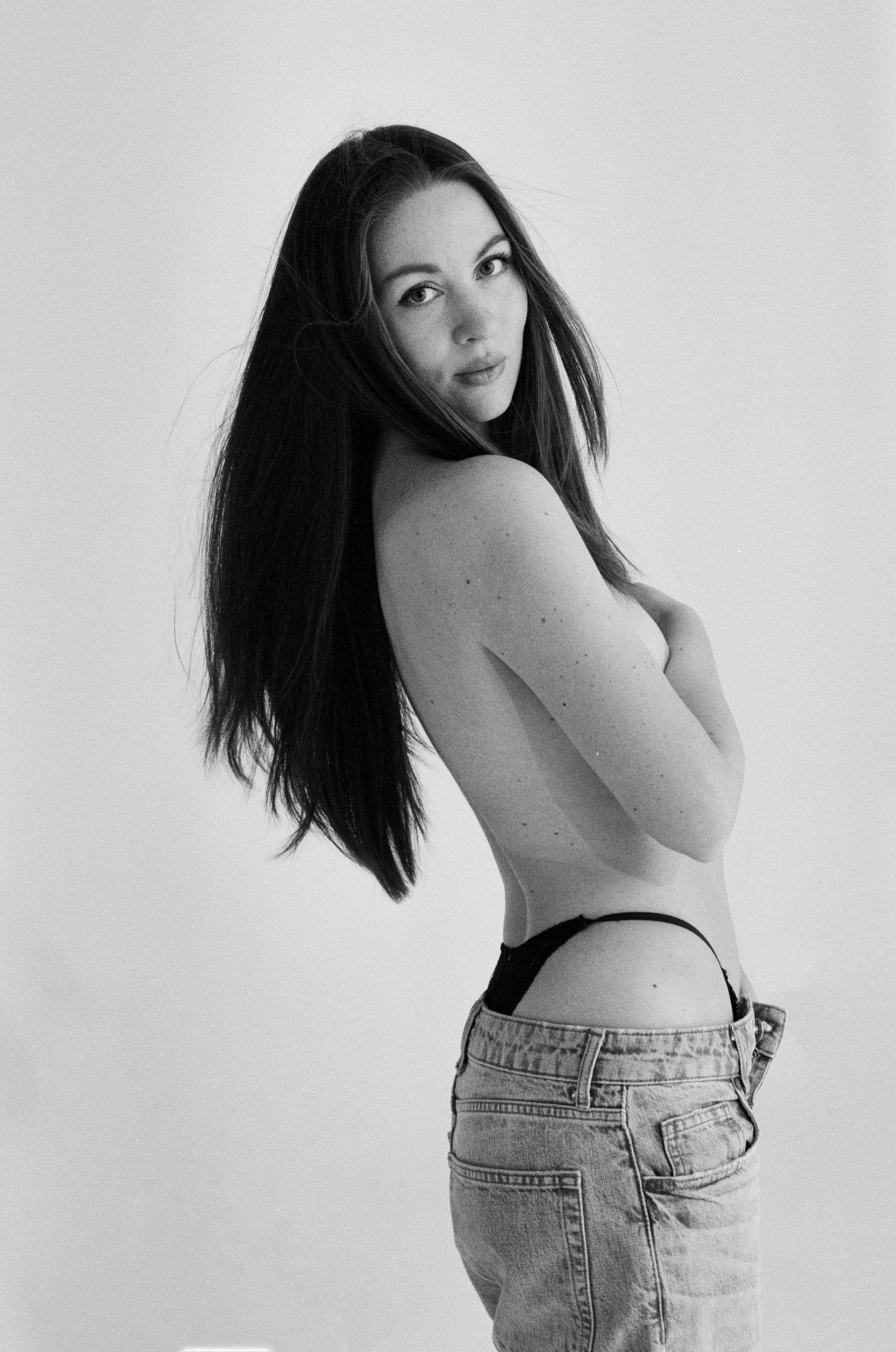 Ч/б фотосессия для Риты