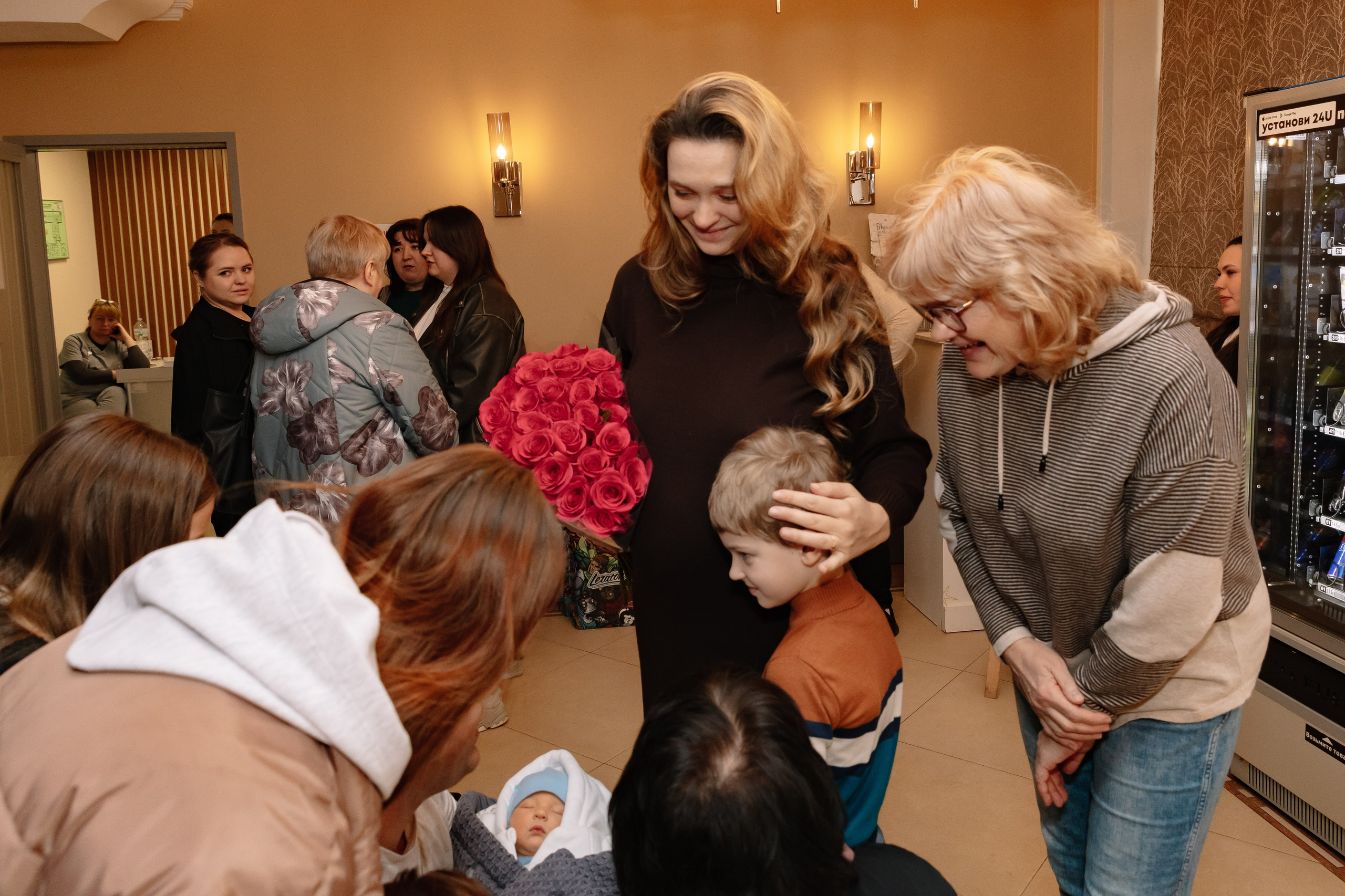 Выписка из роддома ГКБ им. Ерамишанцева. Фотограф в Москве Яна Полосина