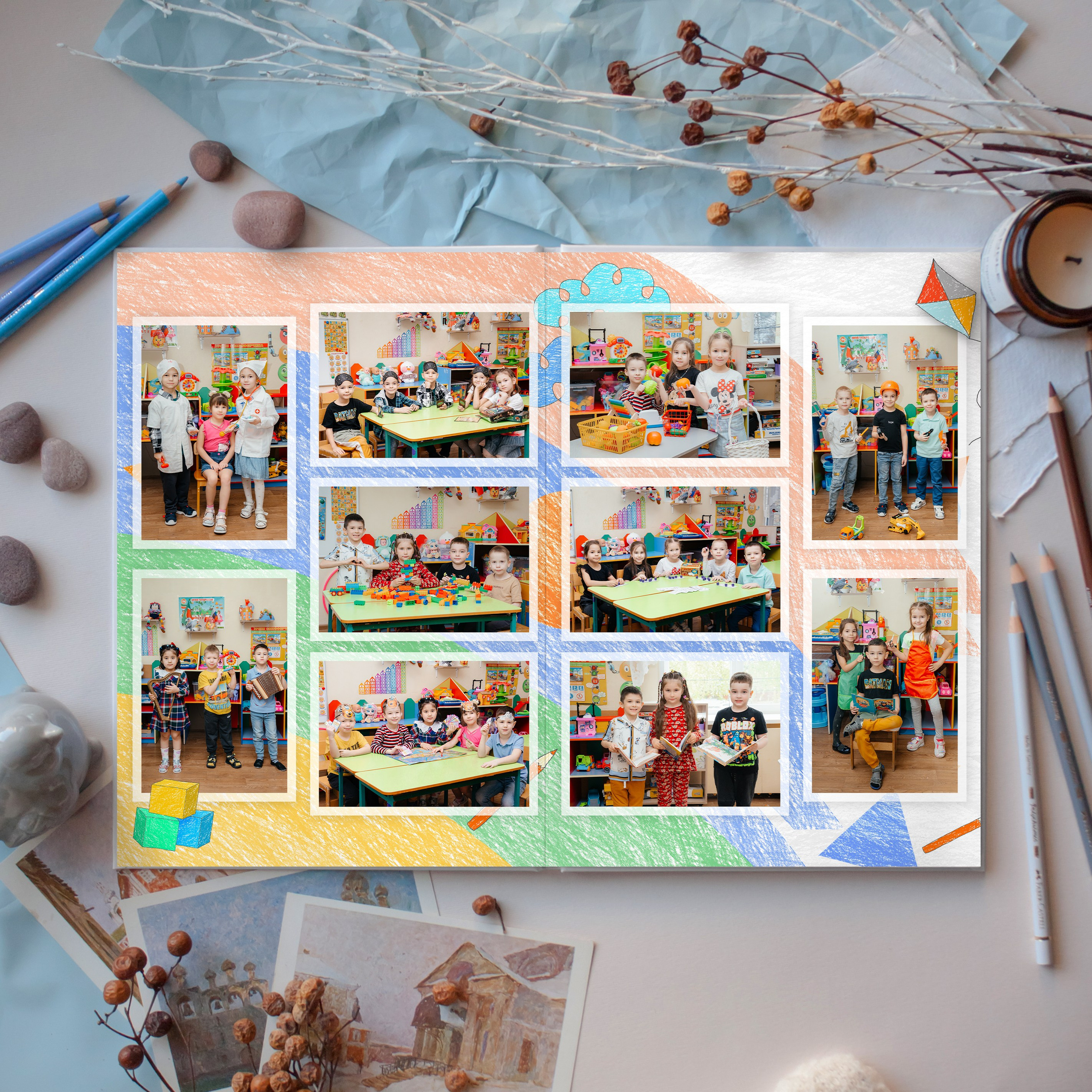 Альбомы для детского сада. Выпускные фотоальбомы в Казани
