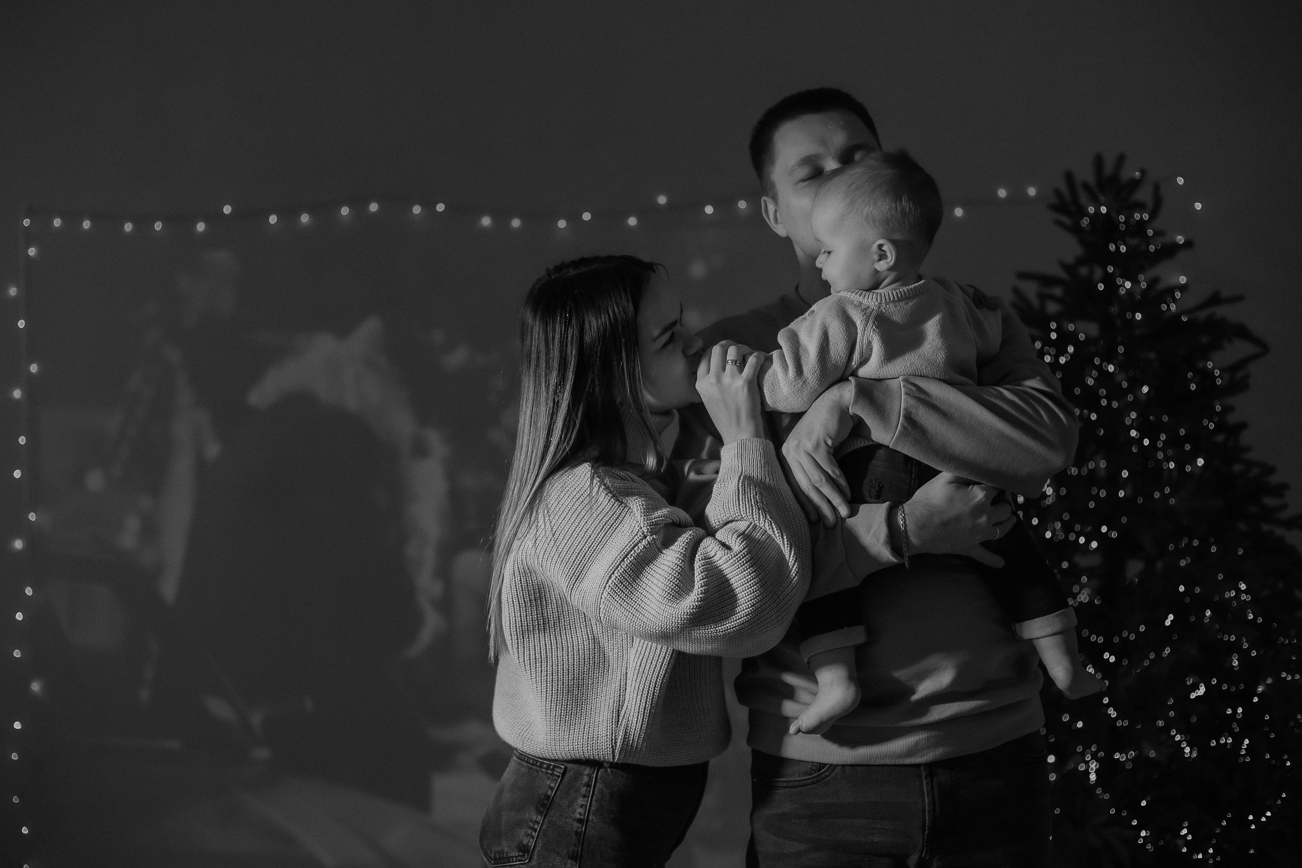 Предновогодняя серия Екатерины, Алексея и Матвея (в рамках студийных экспресс). Фотограф Екатеринубрг/Верхняя Пышма