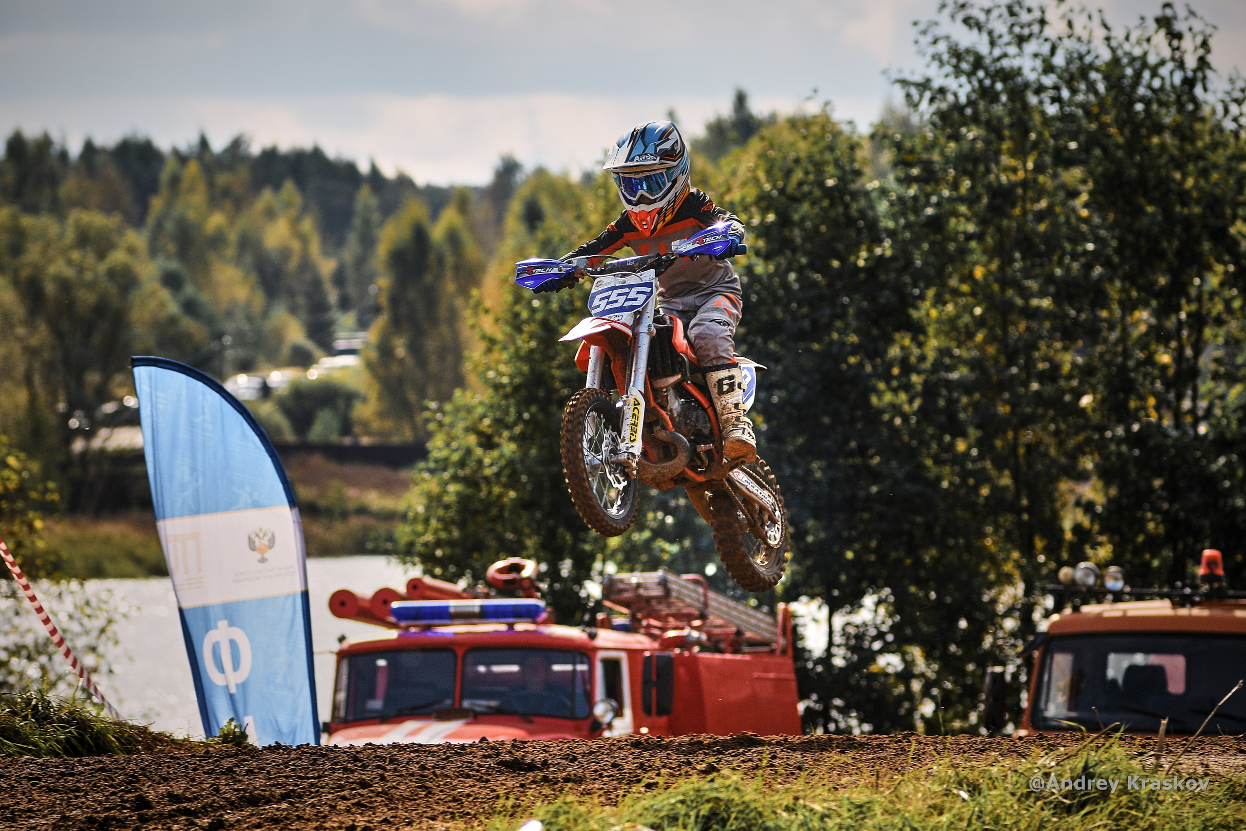 Мотокросс в городе Чкаловск. Фотограф Красков Андрей