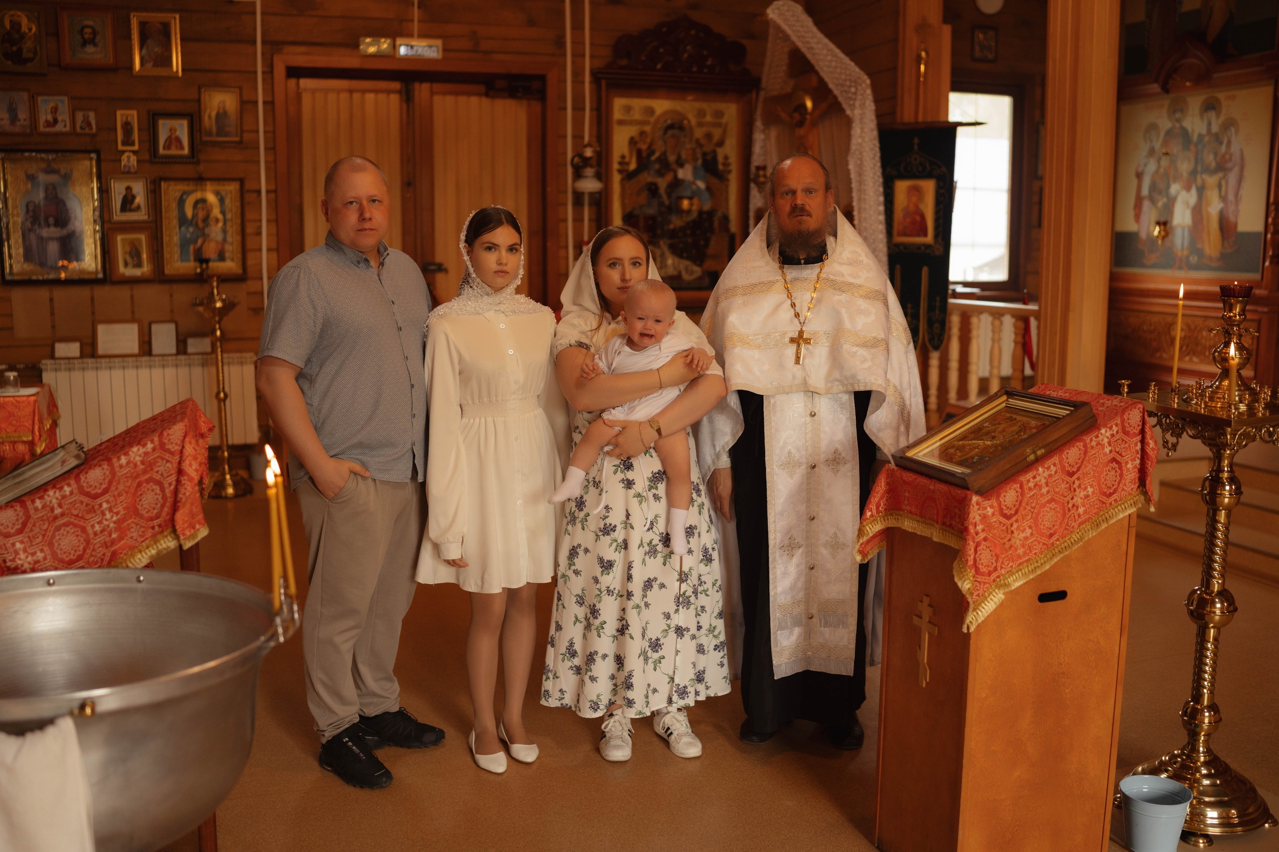 Крещение Любы. Фотограф в Новосибирске Диана Ильиных