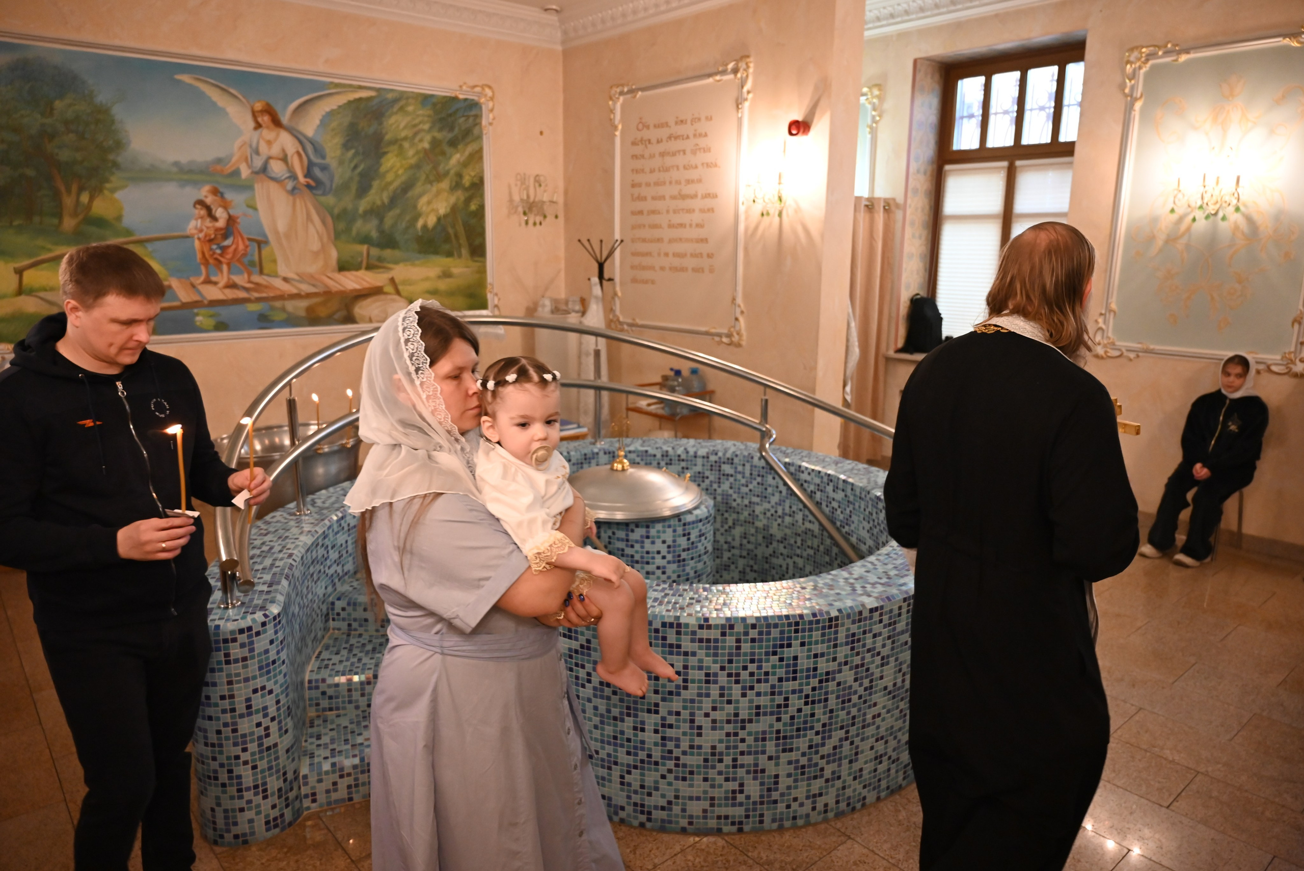 Крещение 7 мая. Семейный и детский фотограф Москва