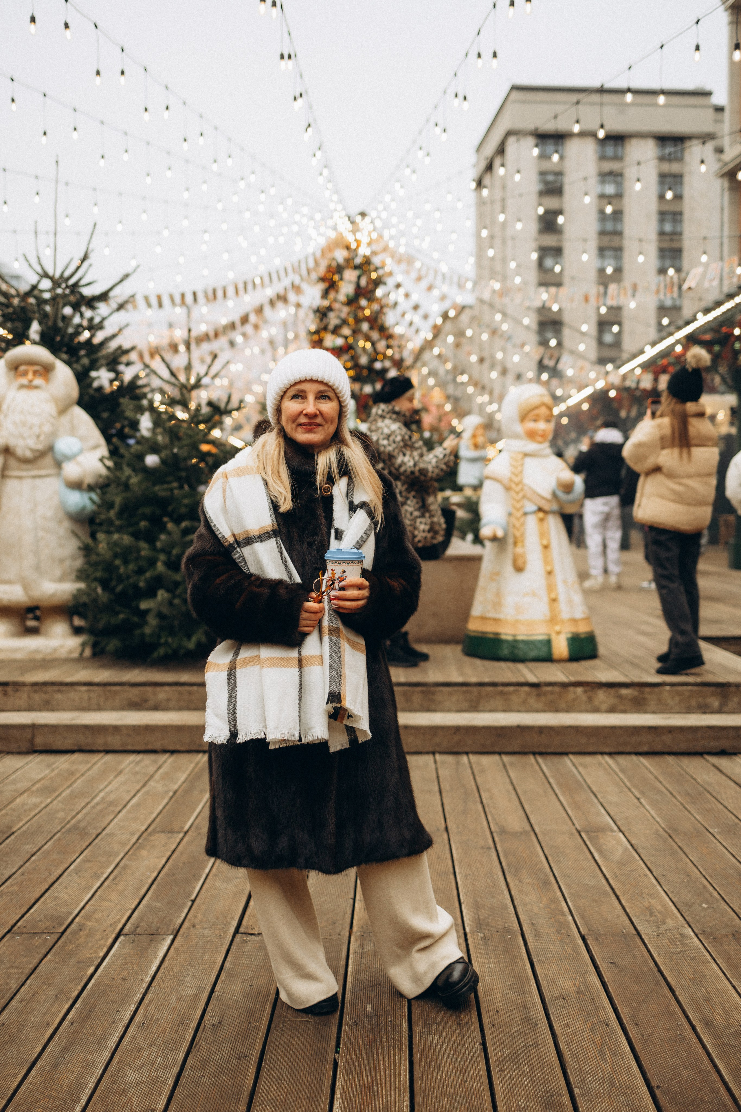 Зимняя прогулка Юлии. Фотограф lifestylе в Москве Пшеничная Анастасия