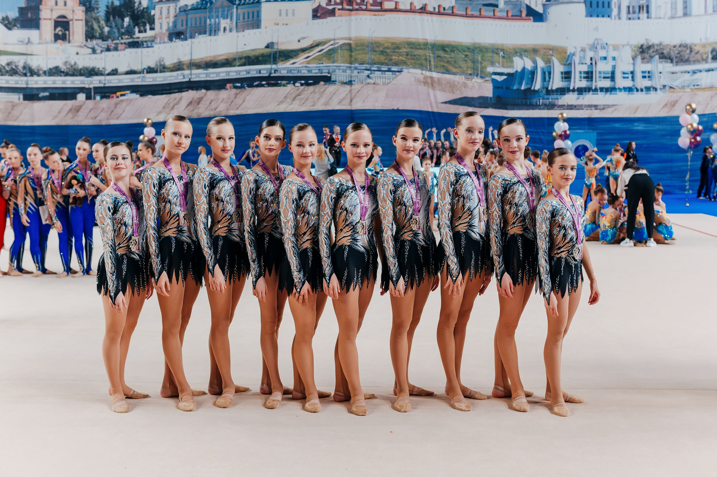 «ЭЛЕГИЯ» Всероссийские спортивные соревнования по эстетической гимнаст. Спортивный фотограф Александр Васильев. RG и AGG