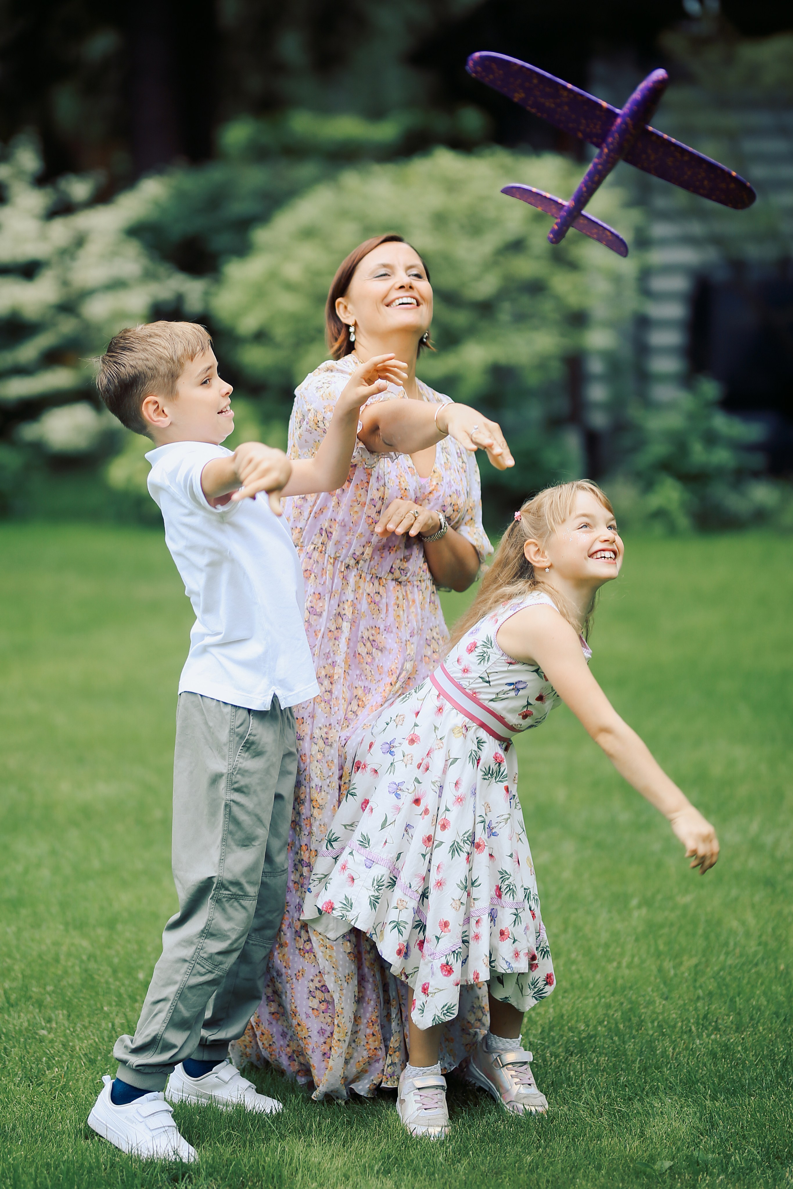 Юлия с семьей. Фотограф Анастасия Залевская