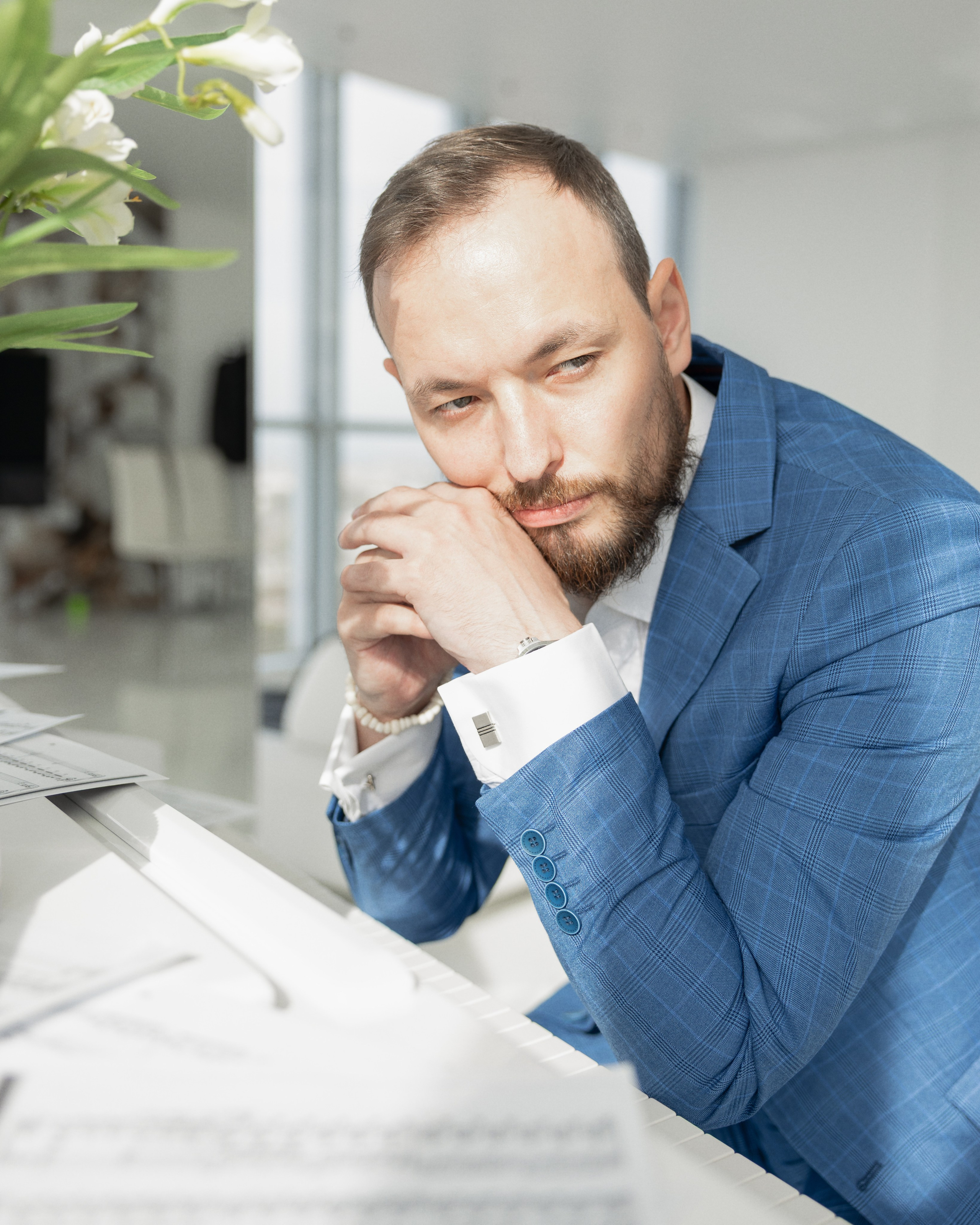 Мужская портретная съемка в студии. Фотограф в Санкт-Петербурге Вагнер Юлия