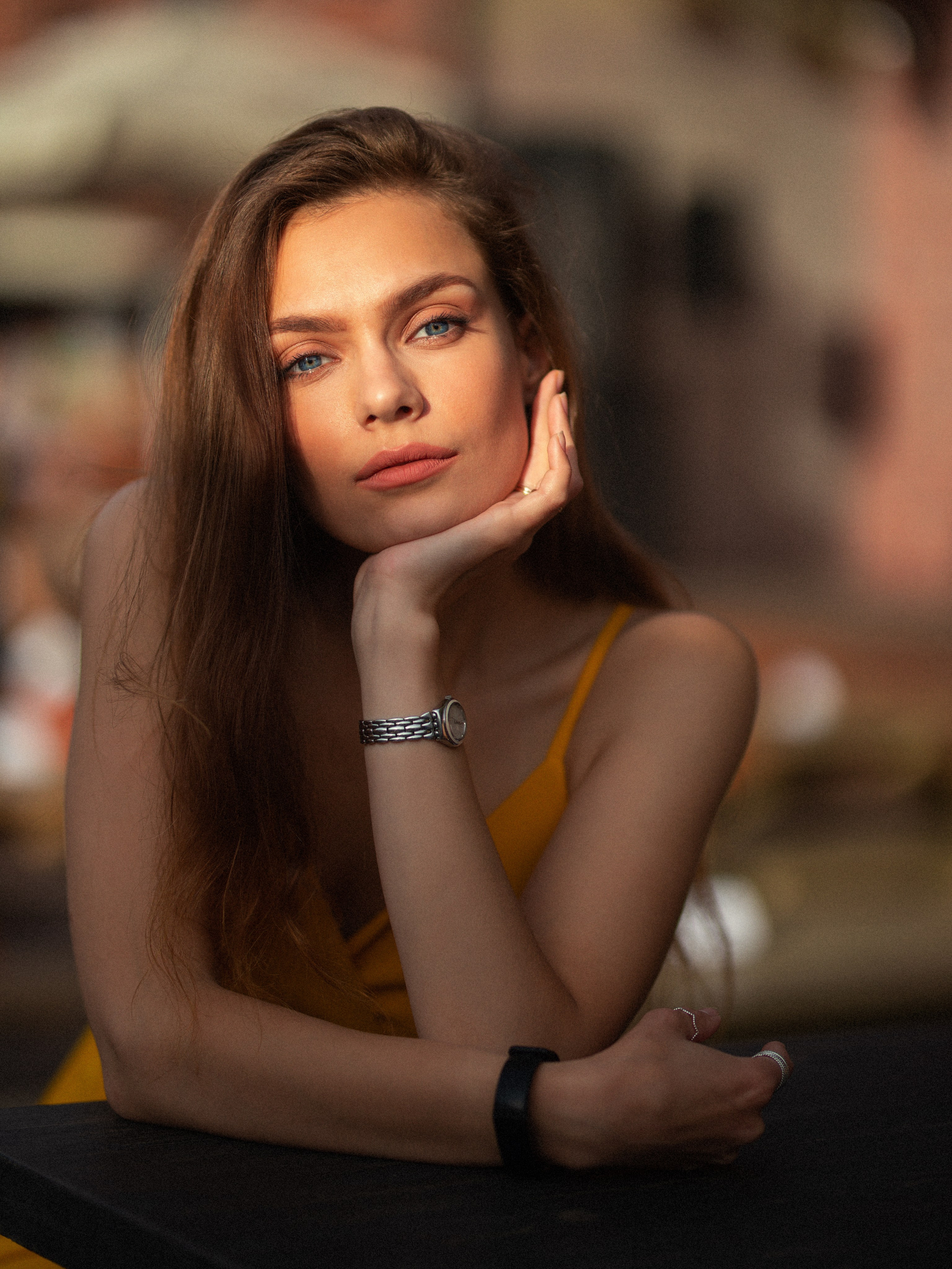 Летняя съемка с Екатериной на городской площади в Воронеже в формате для «себя»