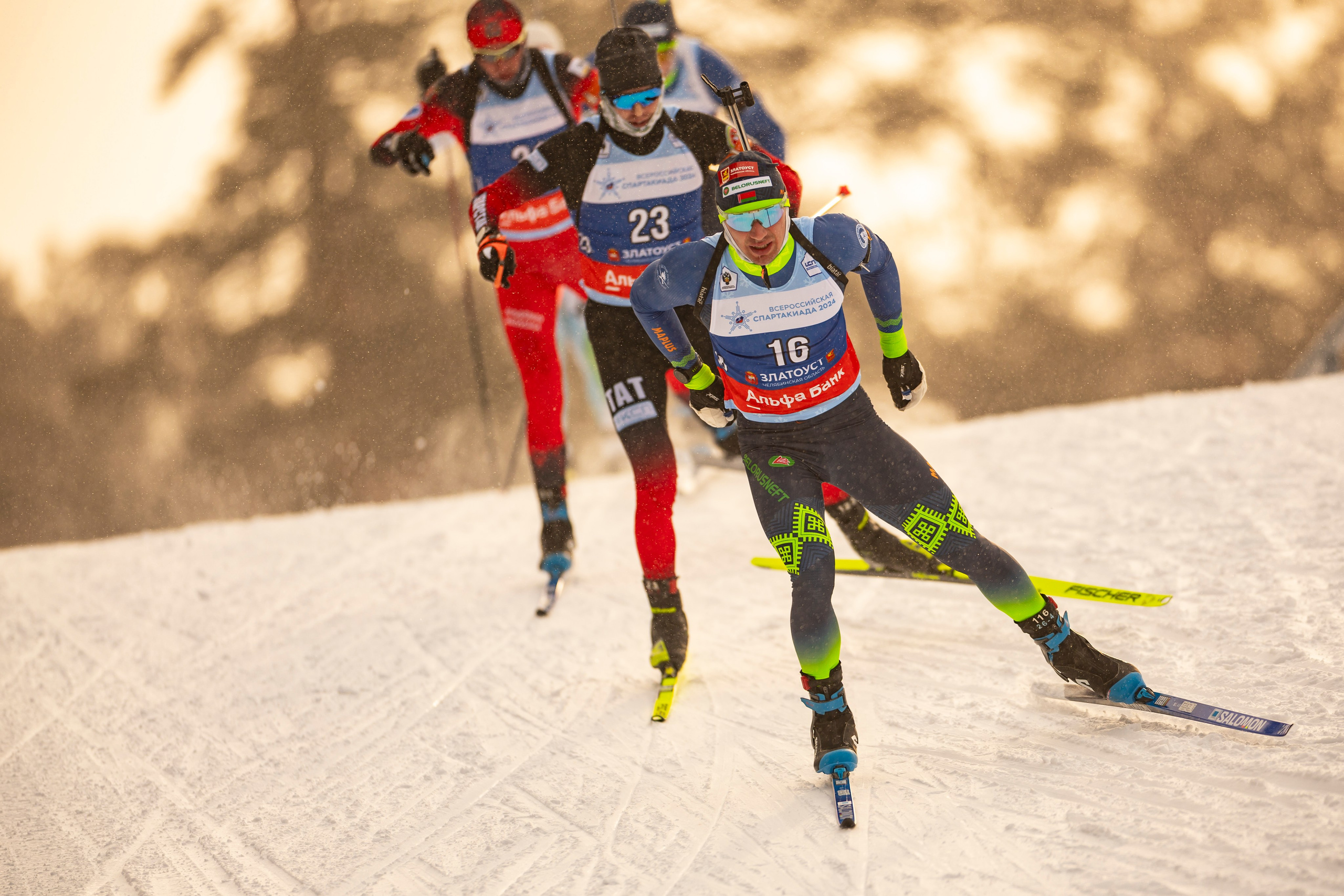 Всероссийская спартакиада по биатлону. Мужчины. Гонка преследования. Спортивный репортажный фотограф Казань Нафис Сиразетдинов