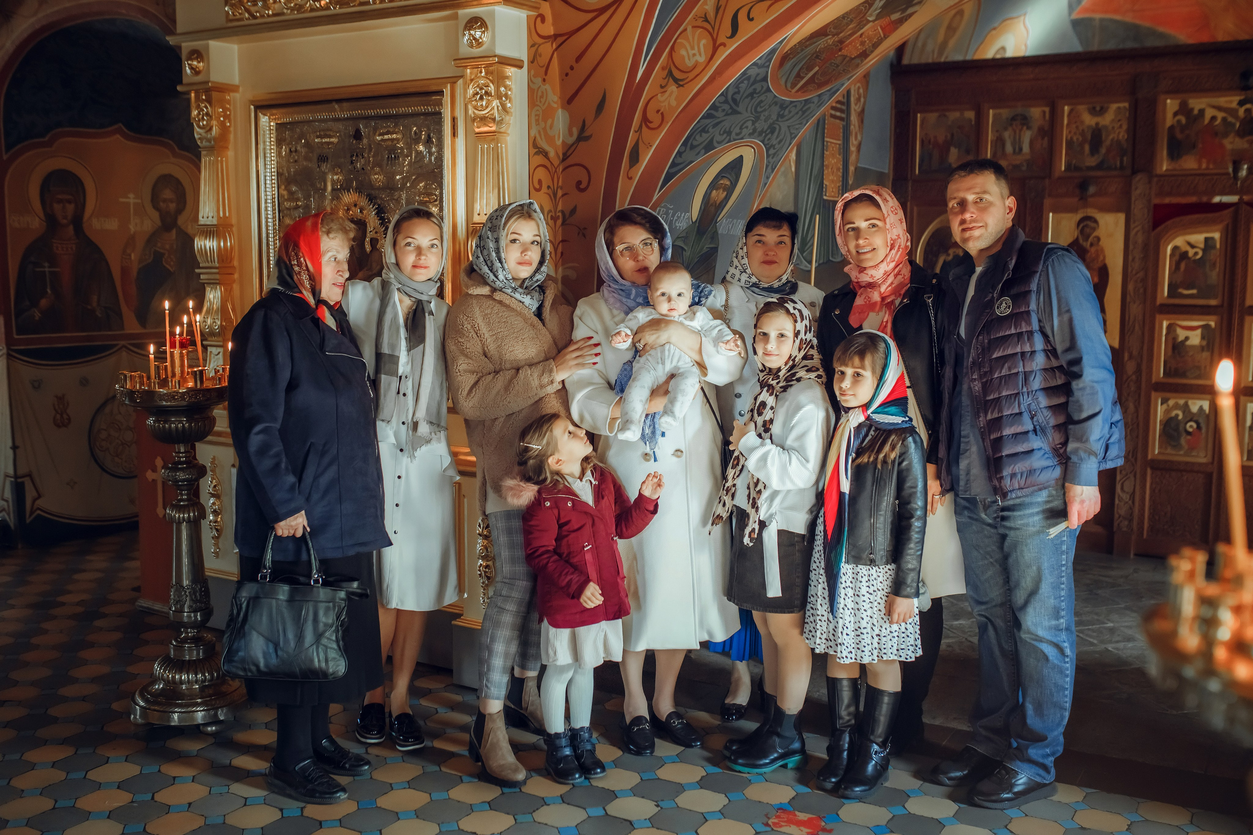 Крещение Эрика. Фотограф на Крещение, семейный фотограф в Москве