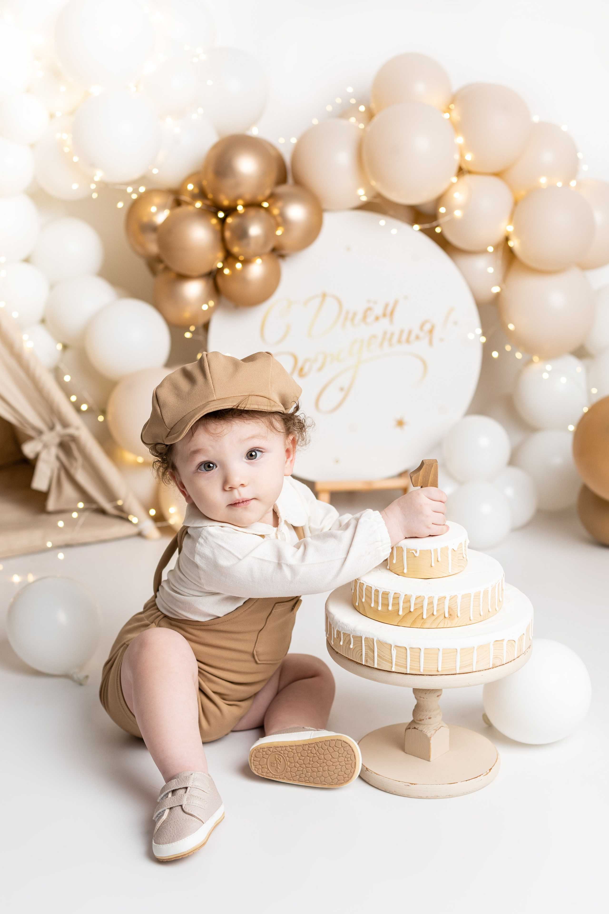 Фотосессия к первому дню рождения. Фотограф новорожденных, детский фотограф в г. Оренбурге Екатерина Козлова