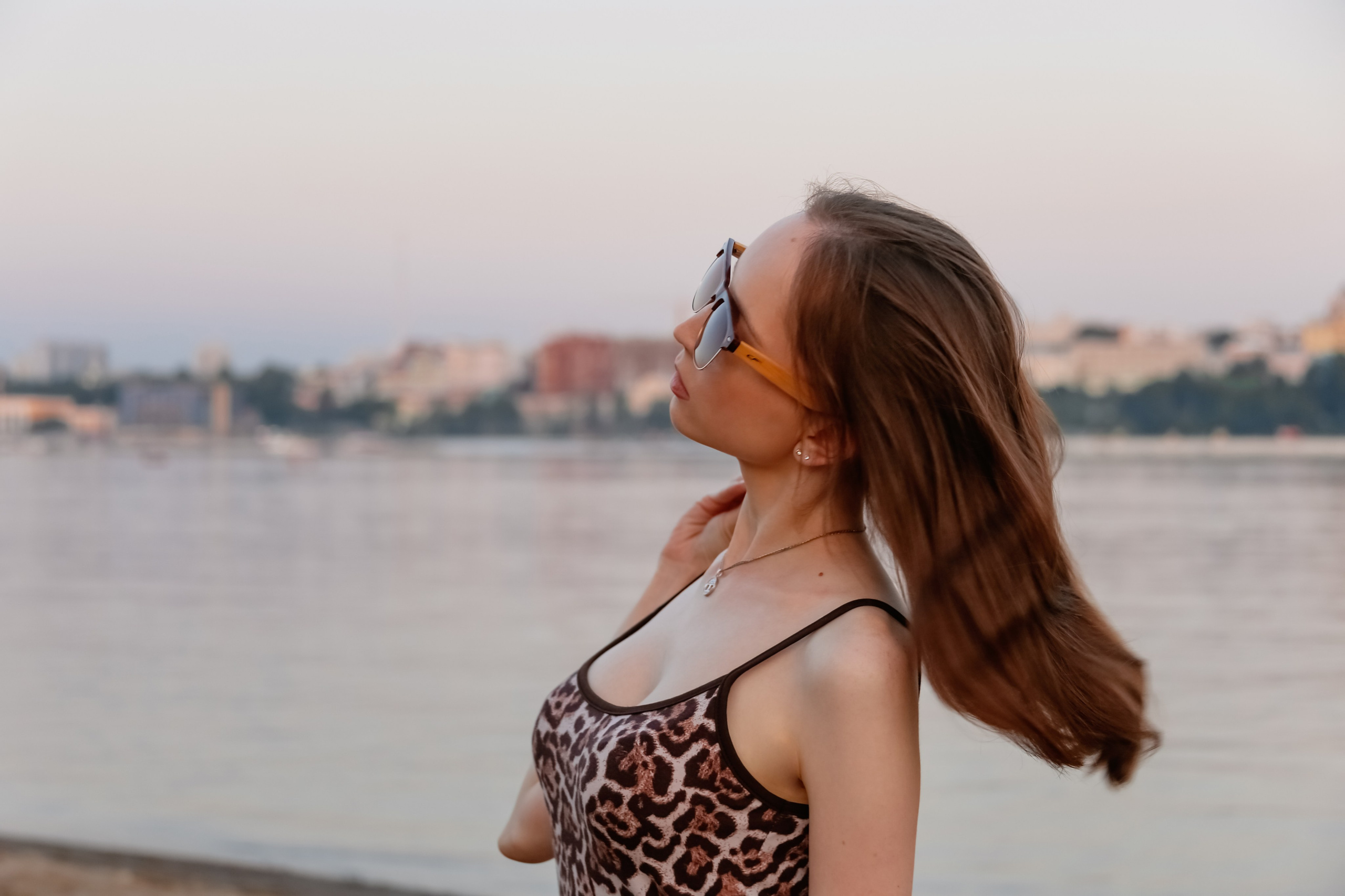 Алина на пляже. Фотограф Пермь. Фотосессия в фотостудии Перми и на свежем воздухе