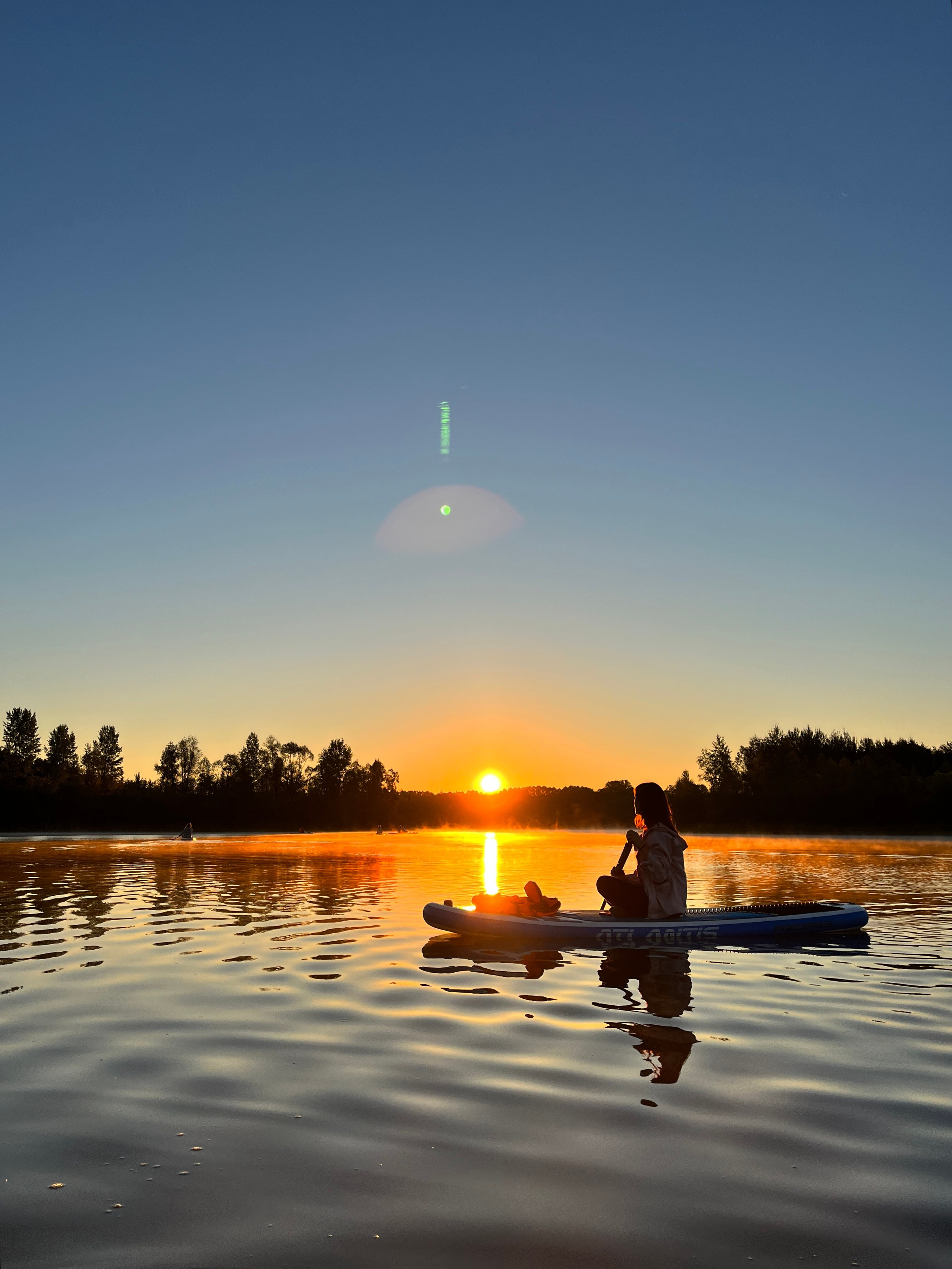 Рассвет на сапах в Сипайловских карьерах