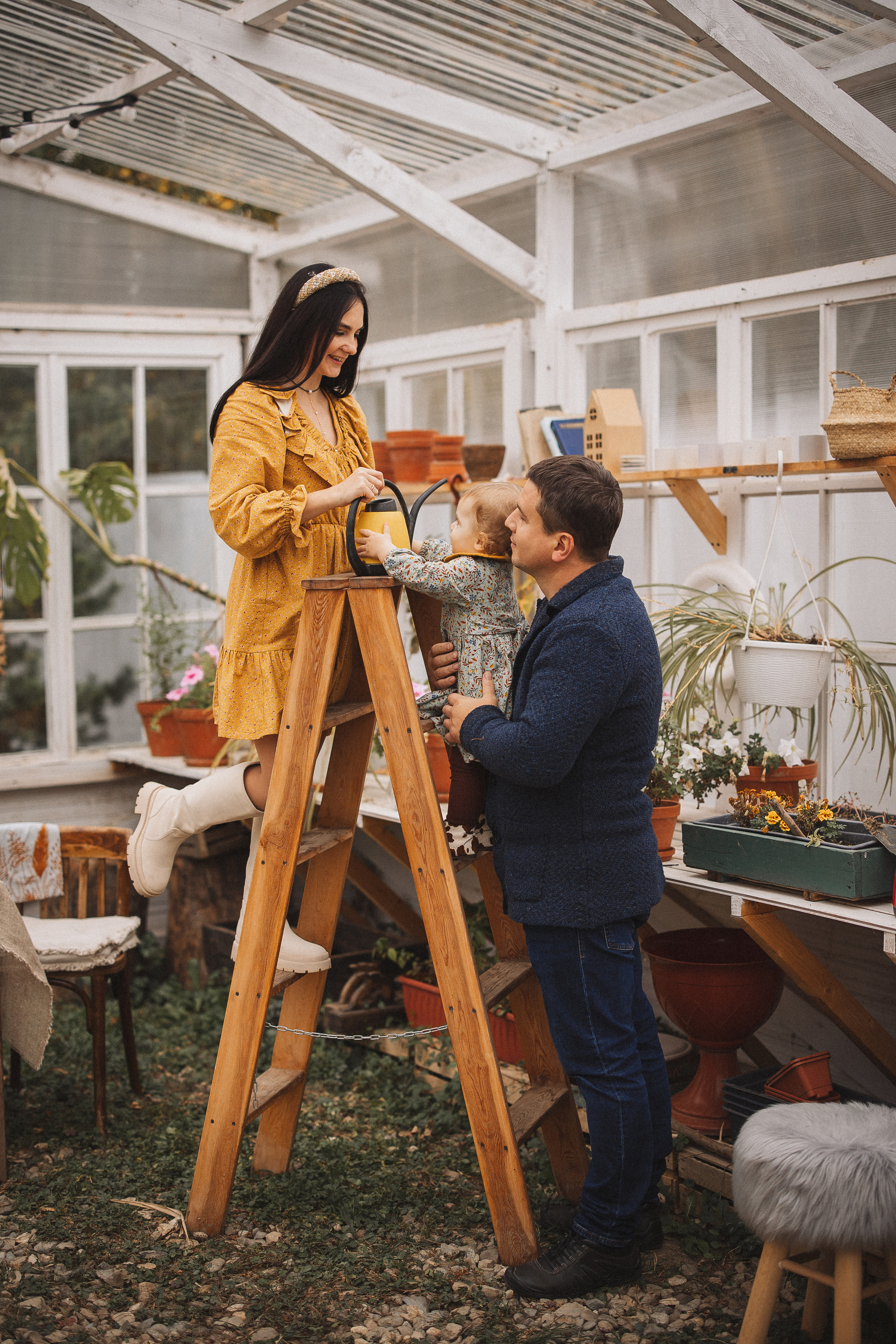 Семейная фотосессия в загородной фотостудии, Clover Dacha. Семейный и детский фотограф в Краснодаре Анна Трашкова