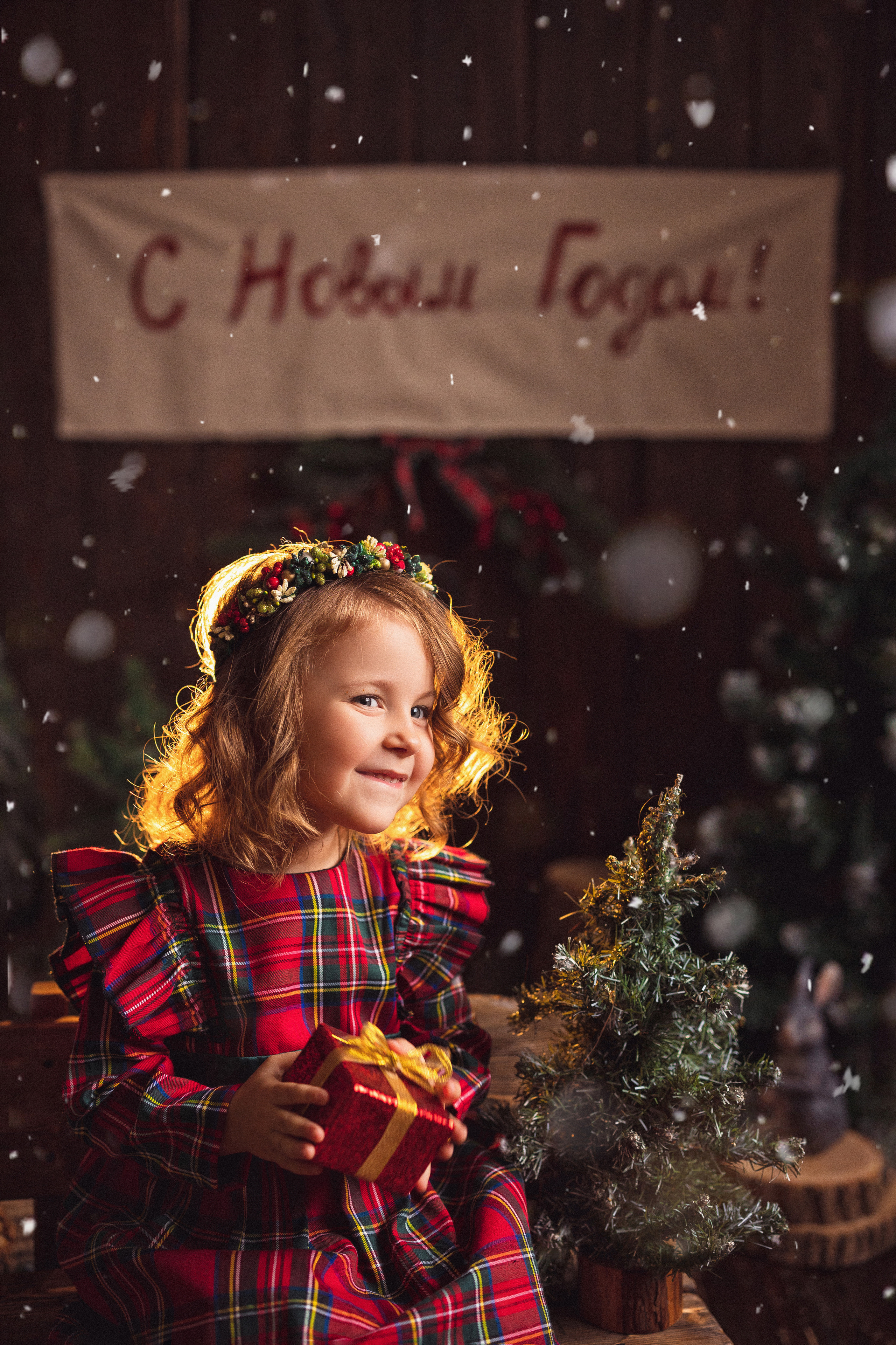 Новогодняя открытка. Семейный и детский фотограф в Краснодаре Анна Трашкова