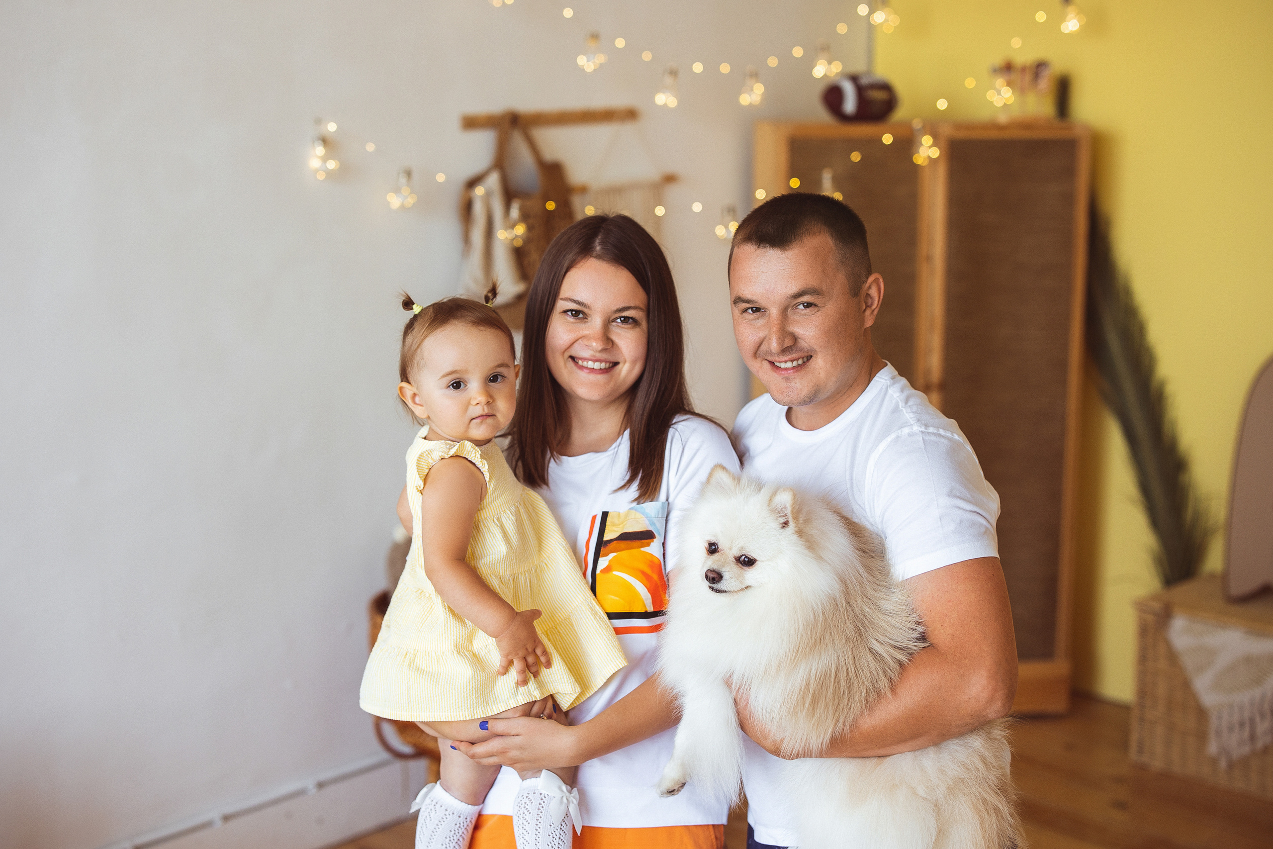 Собачки (шпицы). Семейный и детский фотограф в Краснодаре Анна Трашкова