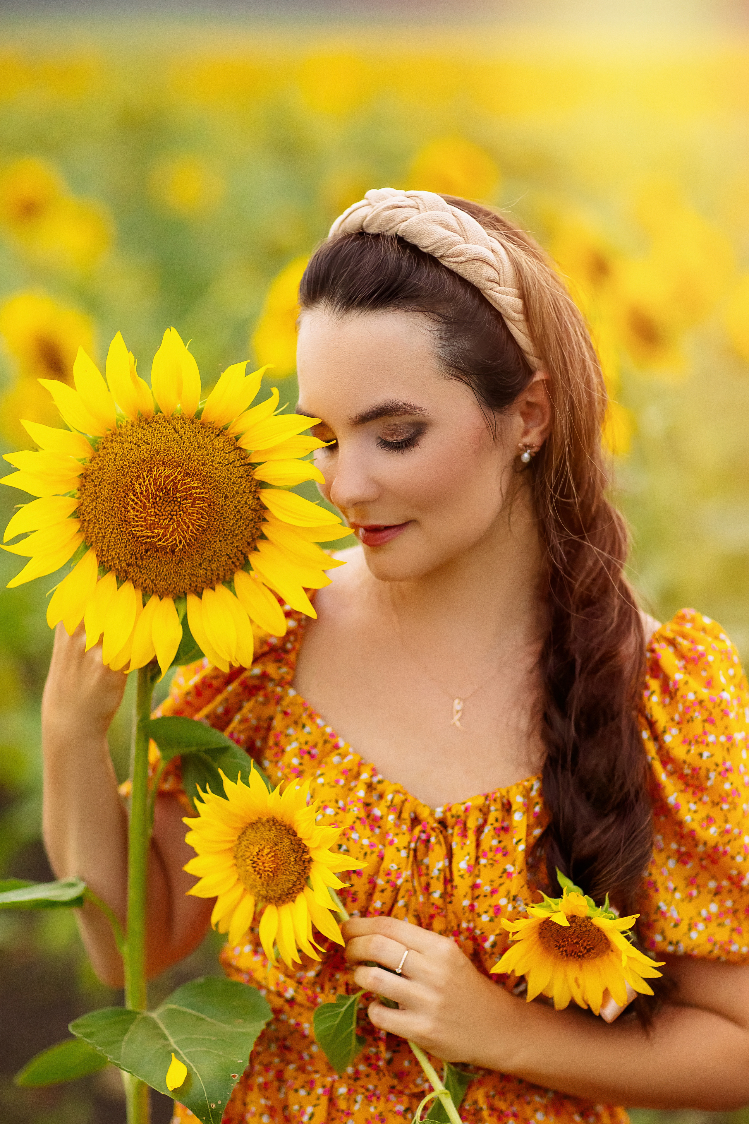 Фотосессия в подсолнухах в Краснодаре. Семейный и детский фотограф в Краснодаре Анна Трашкова