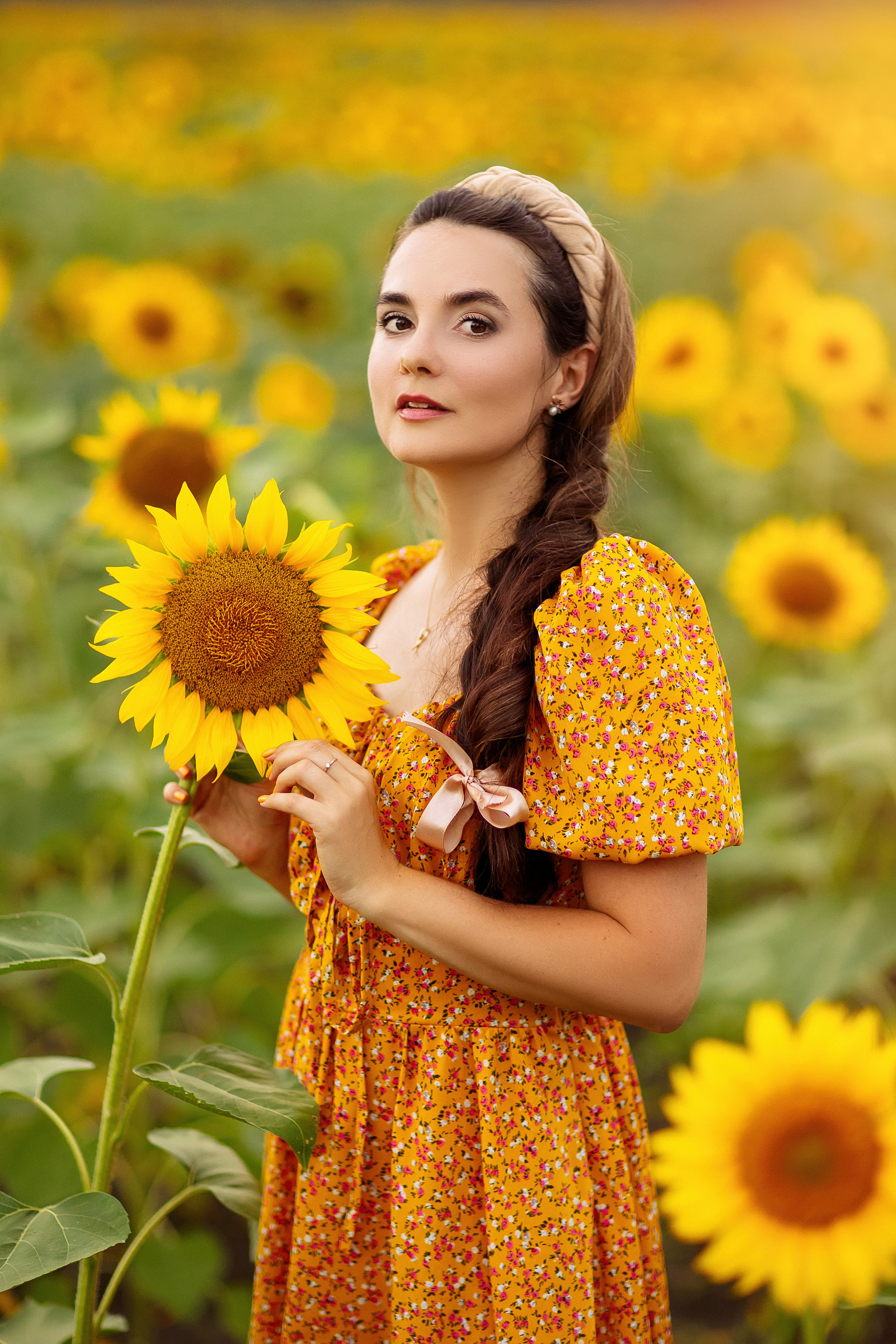Фотосессия в подсолнухах в Краснодаре. Семейный и детский фотограф в Краснодаре Анна Трашкова