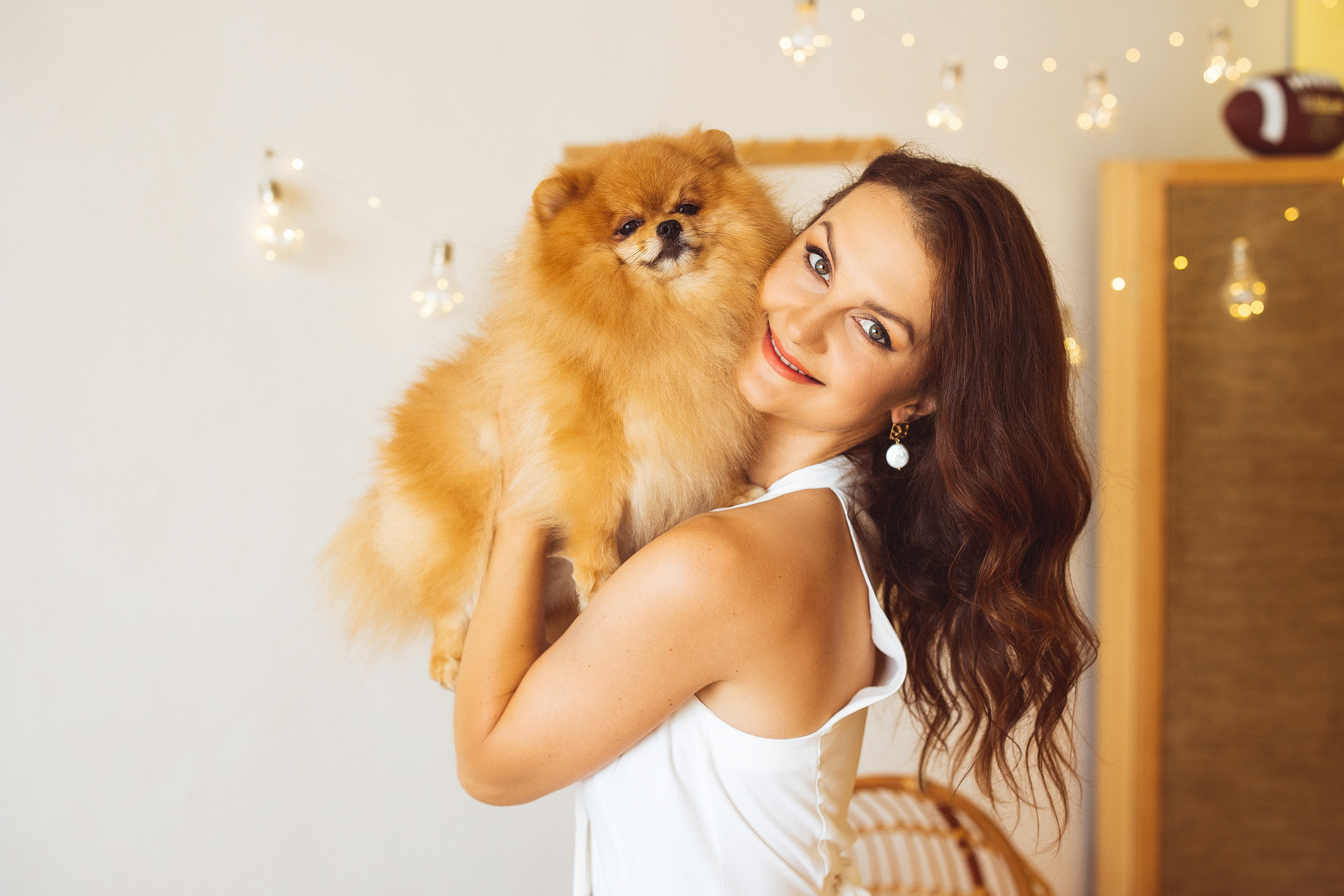 Собачки (шпицы). Семейный и детский фотограф в Краснодаре Анна Трашкова