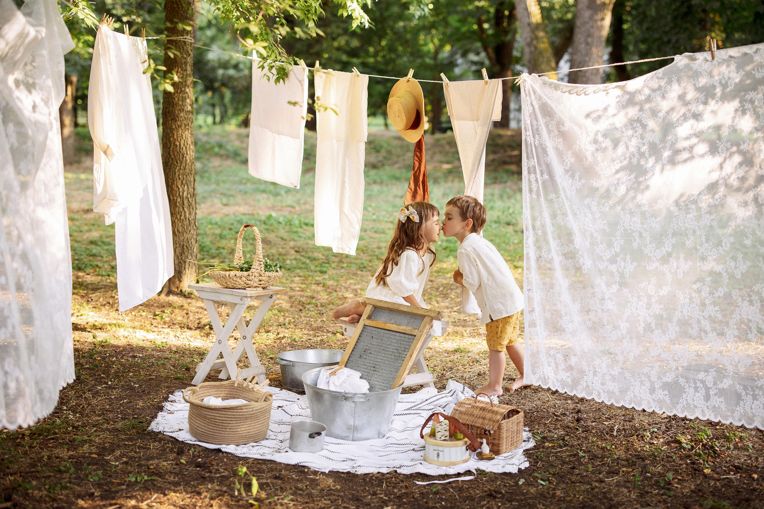 «Стирка». Семейный и детский фотограф в Краснодаре Анна Трашкова
