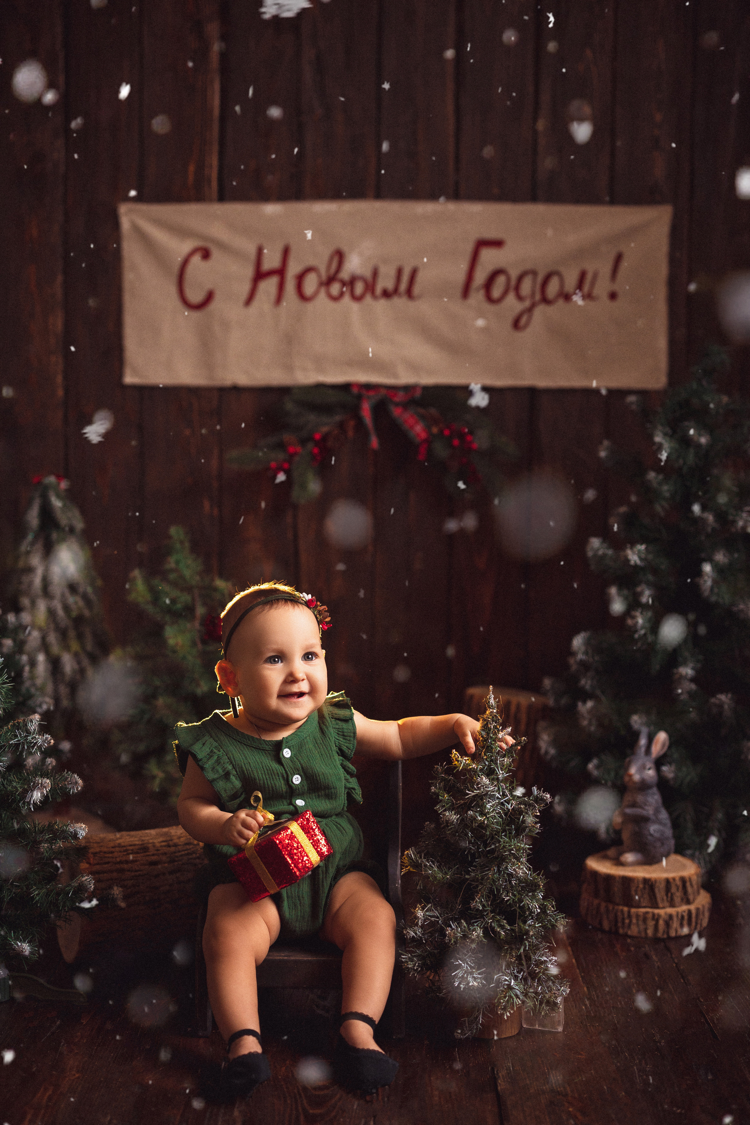Новогодняя открытка. Семейный и детский фотограф в Краснодаре Анна Трашкова