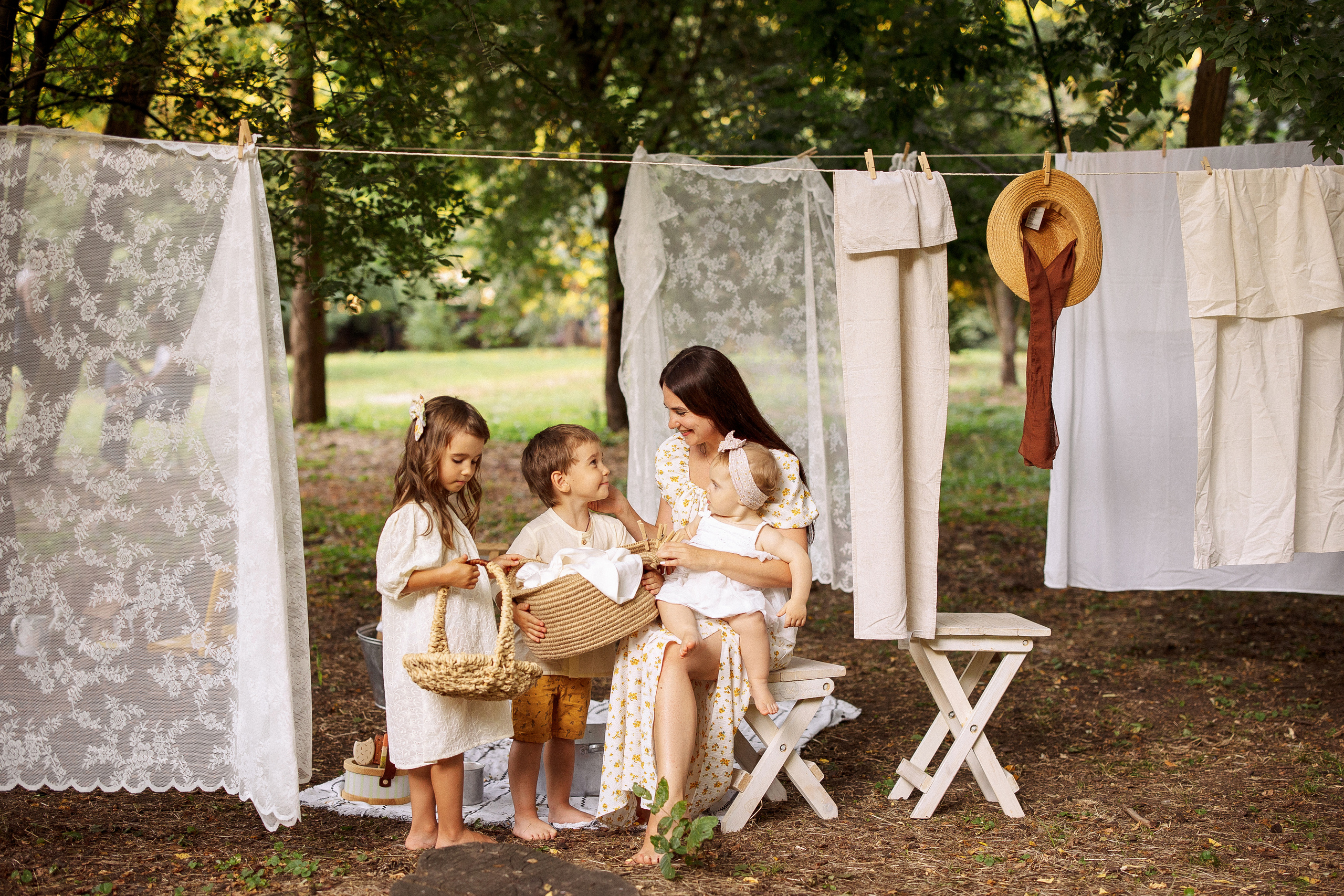 «Стирка». Семейный и детский фотограф в Краснодаре Анна Трашкова