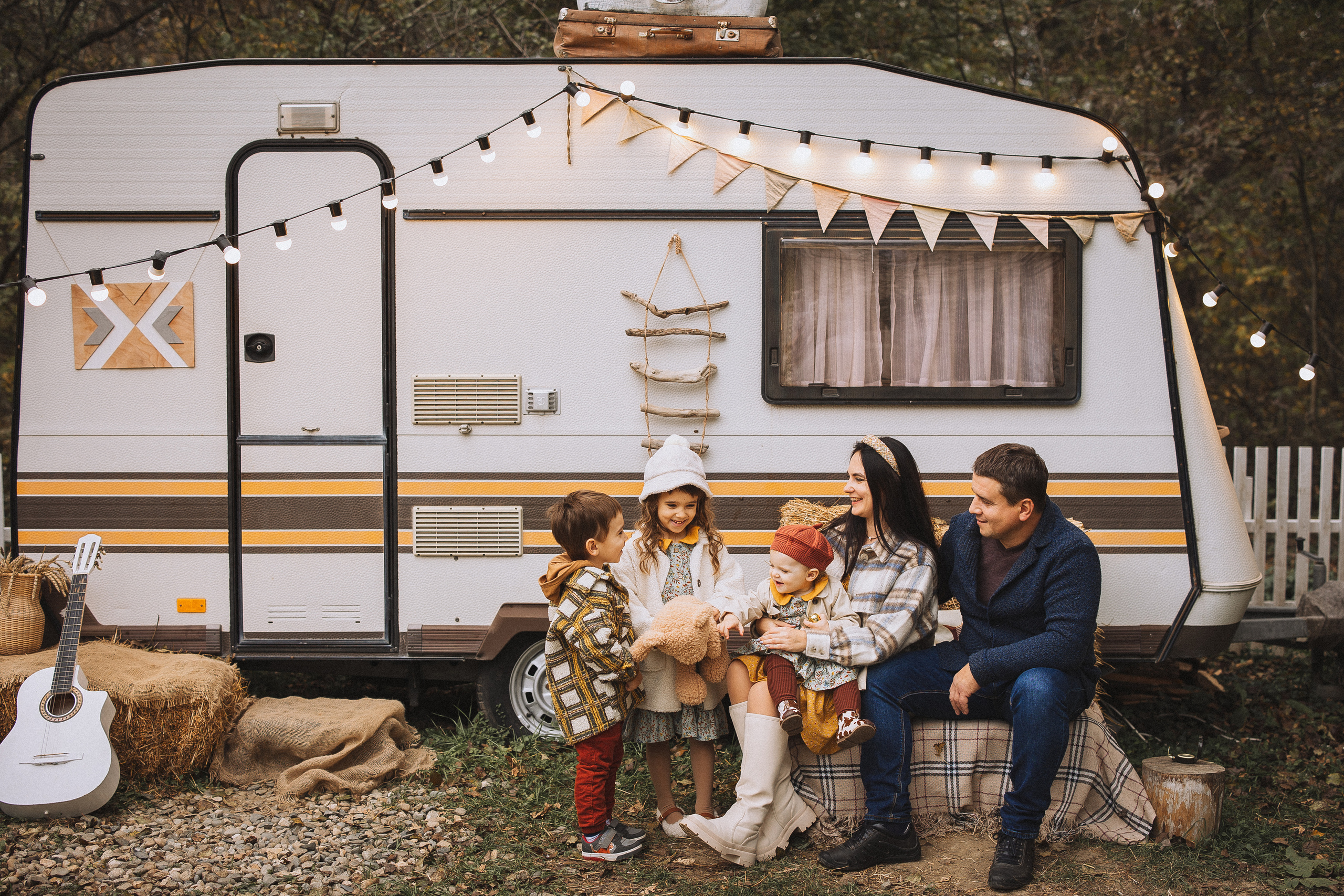 Семейная фотосессия в загородной фотостудии, Clover Dacha. Семейный и детский фотограф в Краснодаре Анна Трашкова