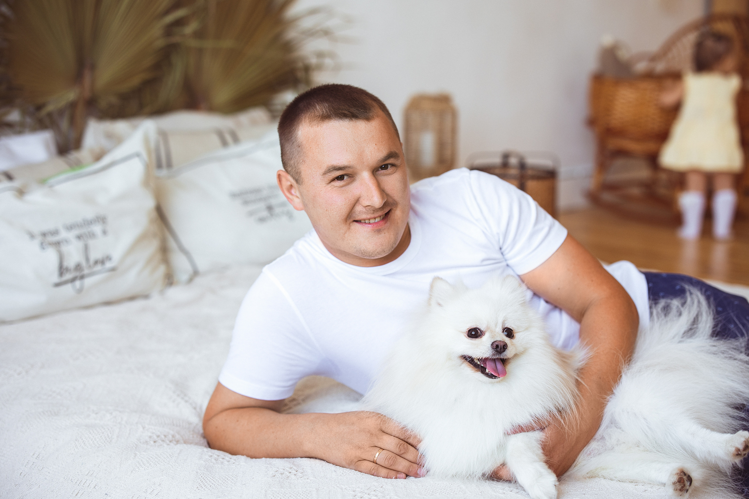 Собачки (шпицы). Семейный и детский фотограф в Краснодаре Анна Трашкова