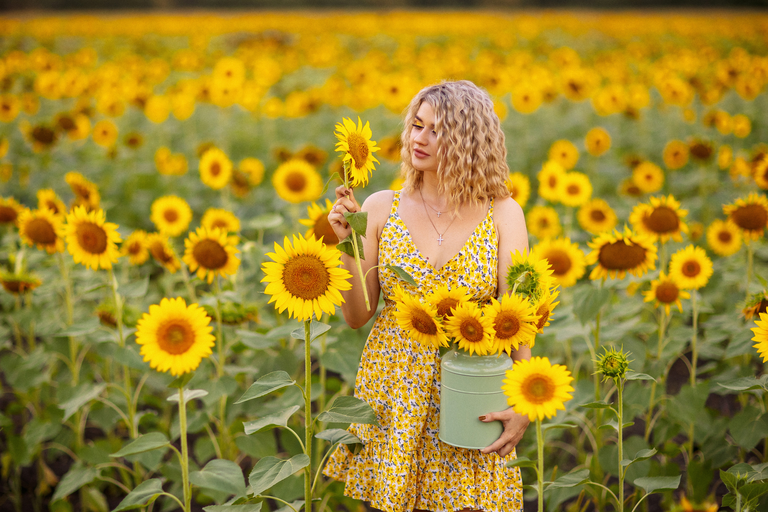 Фотосессия в подсолнухах в Краснодаре. Семейный и детский фотограф в Краснодаре Анна Трашкова