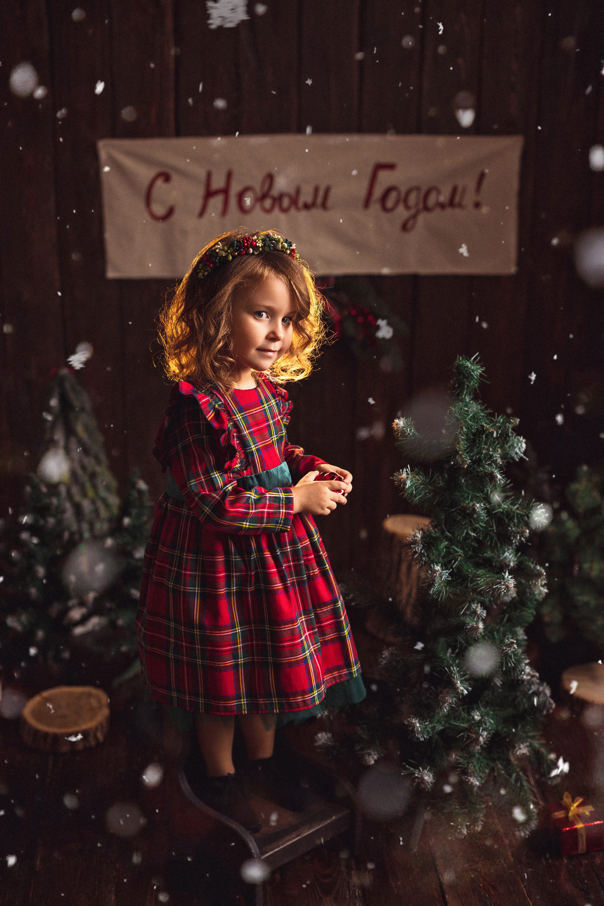 Новогодняя открытка. Семейный и детский фотограф в Краснодаре Анна Трашкова