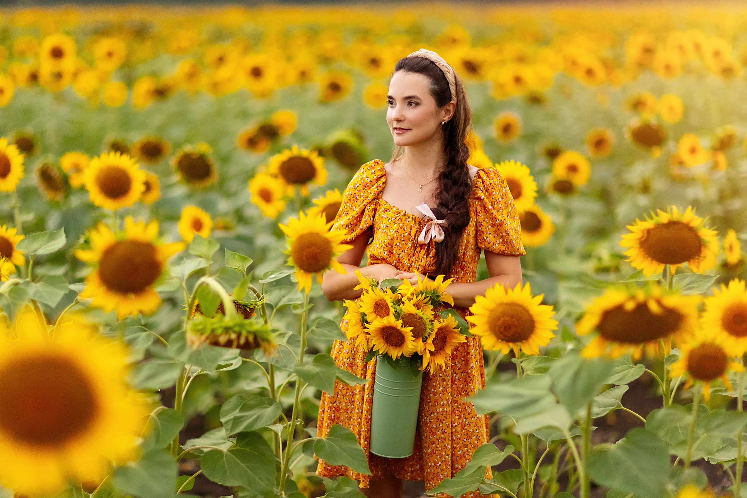 Фотосессия в подсолнухах в Краснодаре. Семейный и детский фотограф в Краснодаре Анна Трашкова